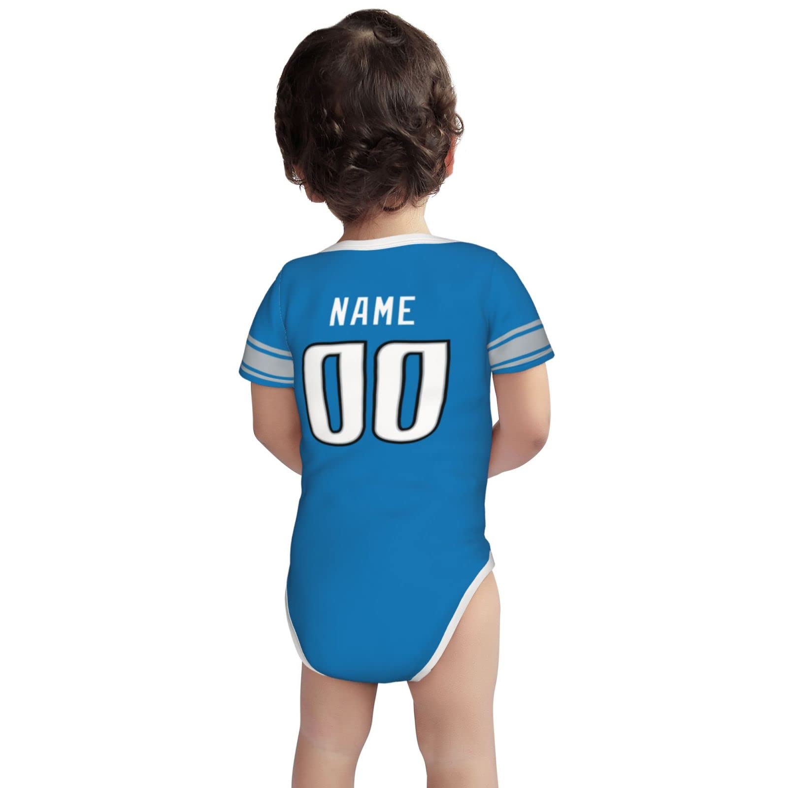 Custom Personalized Baby Clothes Set - 100% Cotton Embroidered Outfit with Name & Number - Perfect for Newborn Gifts, Christening, Birthday & Photo Shoots