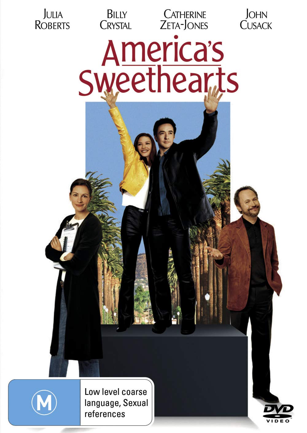 America's Sweethearts DVD | Catherine Zeta-Jones Movie | Region 4 | Romantic Comedy Film for Date Night & Movie Lovers