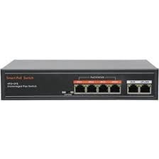 PoE IP Video Intercom Kit with 4-Button Outdoor Station - Secure Home & Business Entry System for Apartments, Offices & Gated Communities