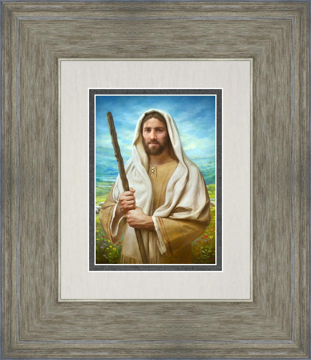 Feed My Sheep by Howard Lyon - Inspirational Christian Art Print for Home, Office & Church Decor - Perfect for Gifts & Spiritual Encouragement
