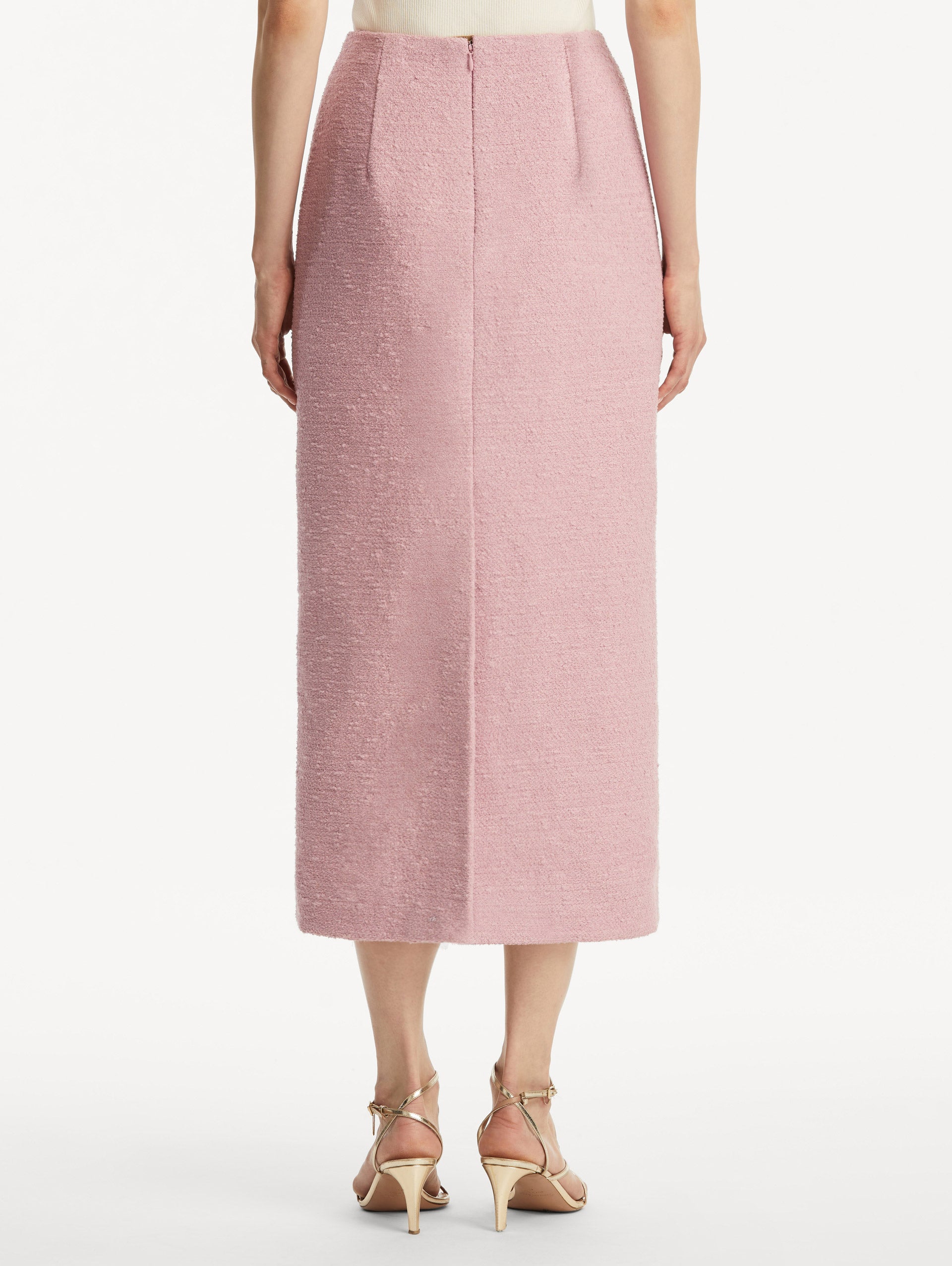 Stylish Tweed Pencil Skirt for Women - Classic Office & Party Wear - Perfect for Work, Cocktail Events & Formal Occasions