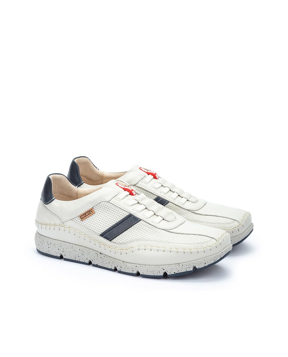 **PIKOLINOS Men's Leather Sneakers - Fuencarral Style | Comfortable & Stylish Casual Shoes for Walking, Work & Everyday Wear**