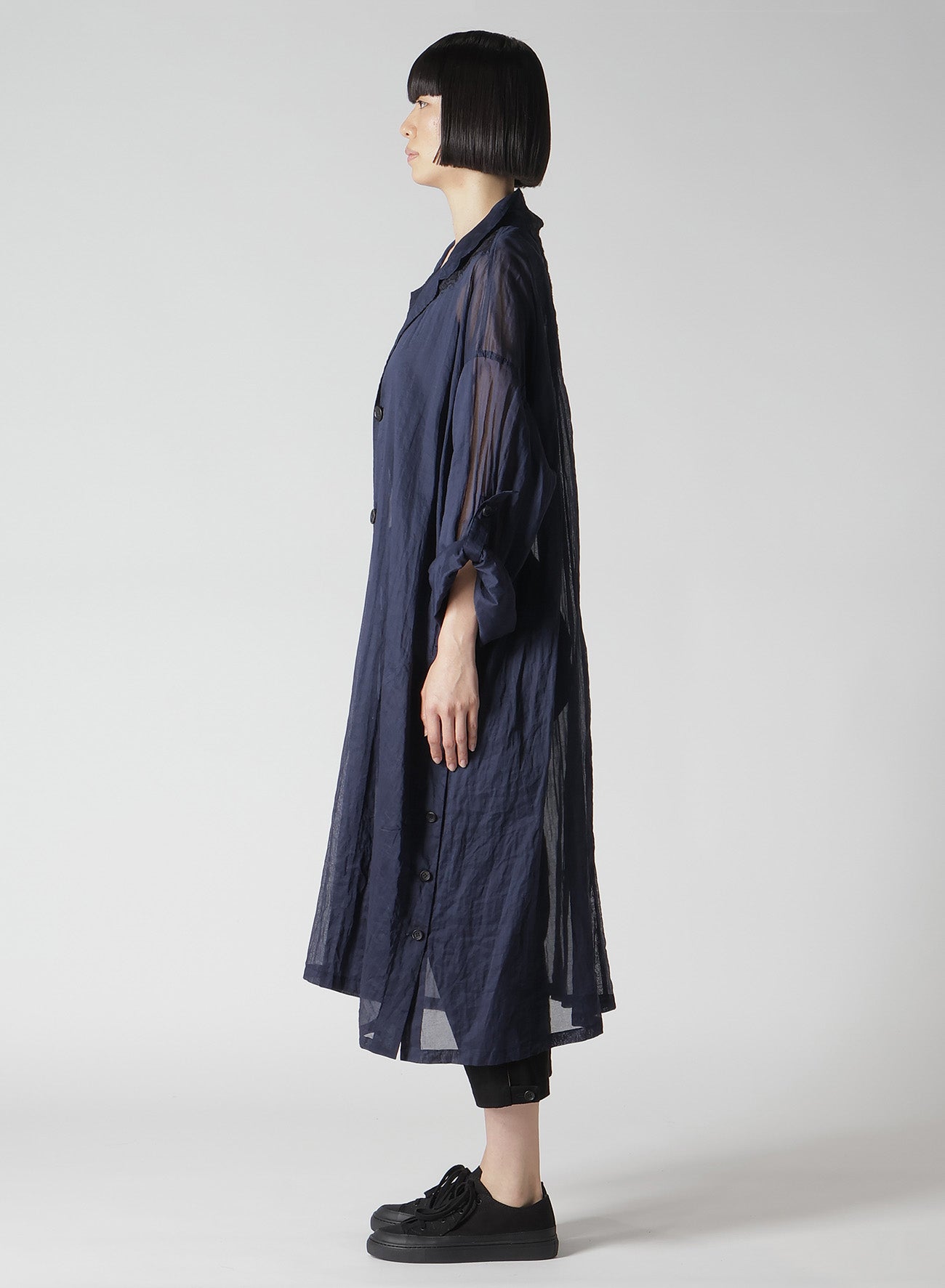 Elegant Cotton Organza Lawn Side Gather Detail Coat for Women | Lightweight Summer Jacket | Perfect for Weddings, Parties & Office Wear
