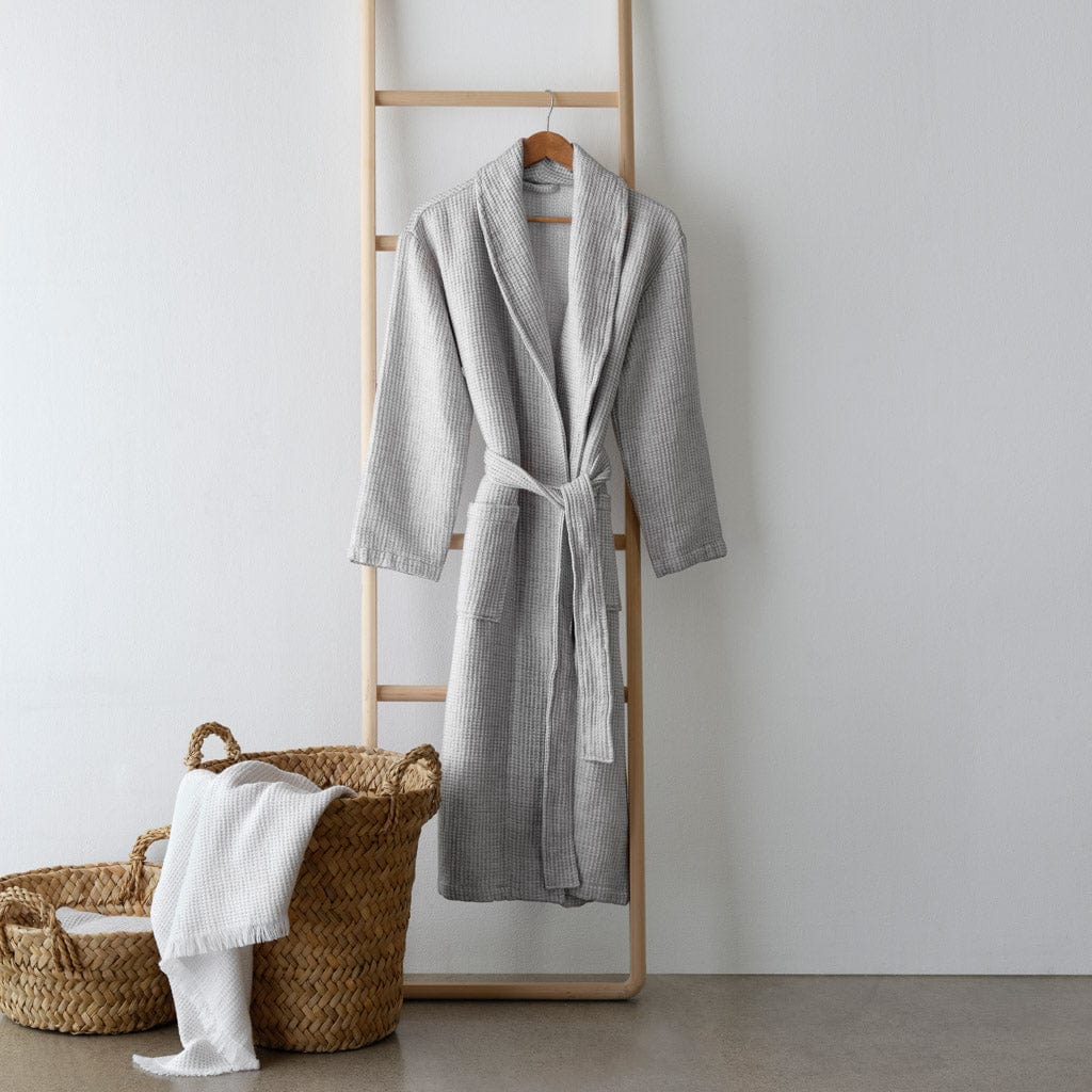 Premium Aegean Cotton Bath Robe for Women & Men - Soft Absorbent Luxury Spa Robe - Perfect for Home, Hotel & Beach Relaxation