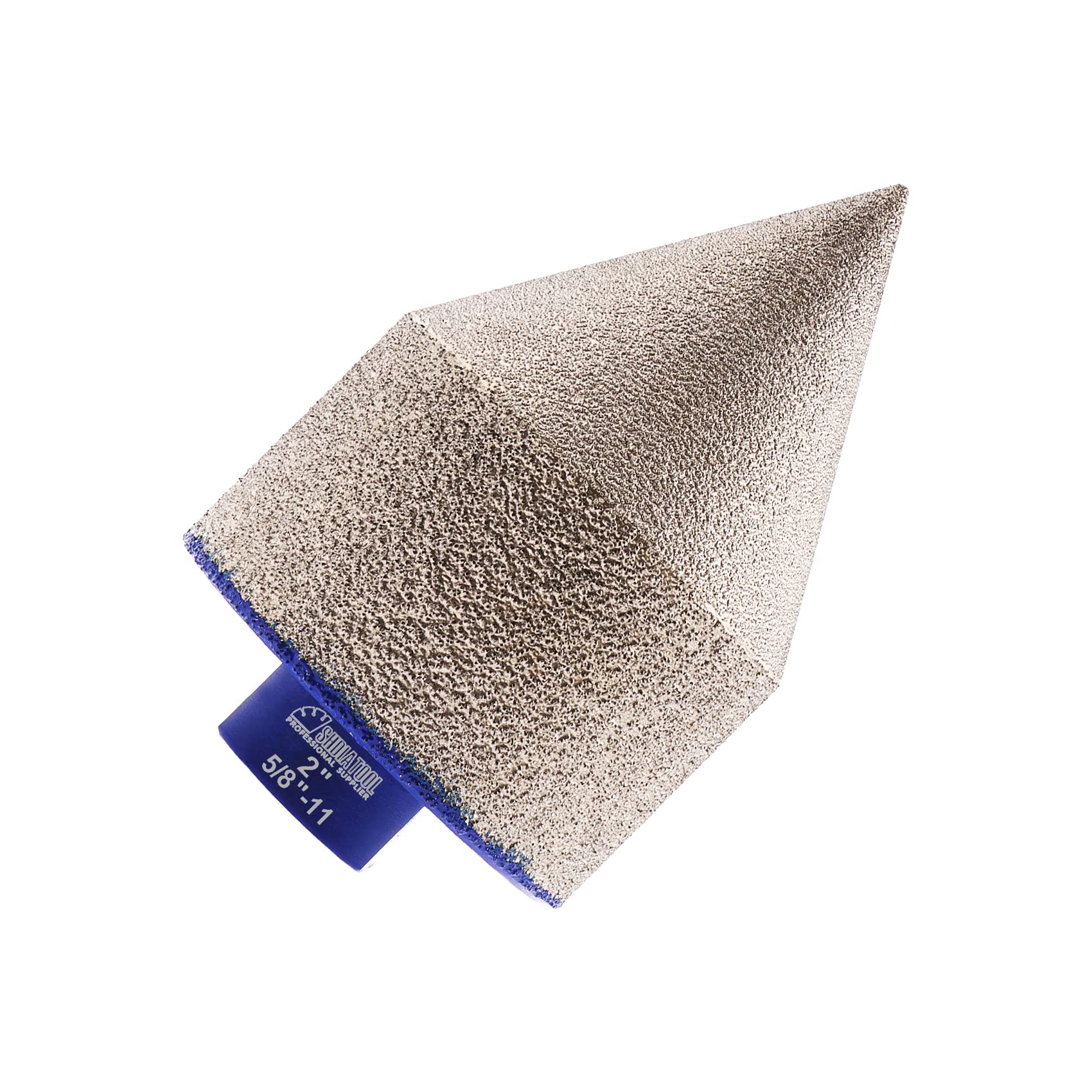 Diamond Chamfer Bits 2-Inch (50mm) for Angle Grinder - Professional Bevelling & Milling Tools for Porcelain Tile, Marble, Ceramic & Granite - Perfect for Enlarging & Shaping Existing Holes in Stone & Tile Work
