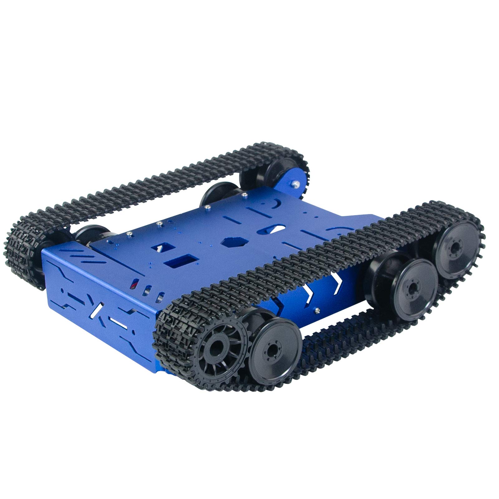 Smart Robot Car Chassis Kit - 2WD Aluminum Alloy Tank Chassis with Motors for Arduino/Raspberry Pi DIY Projects | Perfect for Remote Control Robot Cars, STEM Education & Robotics Hobbyists