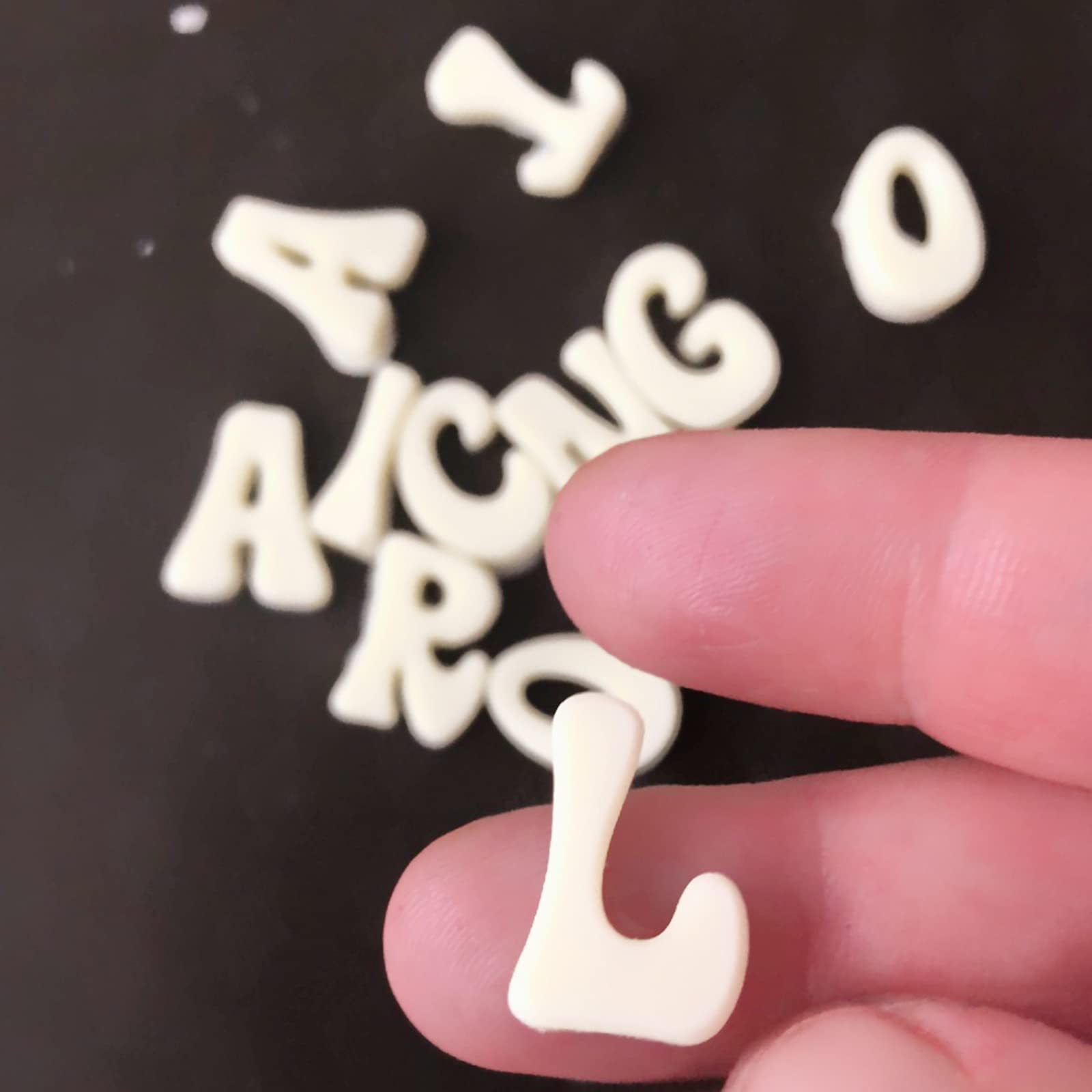 5-Piece Silicone Letter and Number Molds Set (0-9, A-Z) for Baking, Candy Making, Cake Decorating - Perfect for Chocolate Covered Strawberries, Cupcakes & DIY Desserts