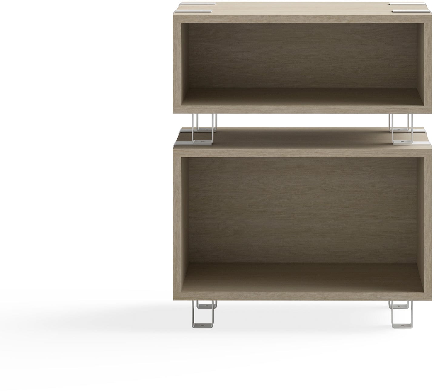 Safco Ready™ Home Office Stackable Storage Organizer - 12.25 Inch Height (5510WHNA) - Perfect for Desk Organization & Small Space Storage Solutions