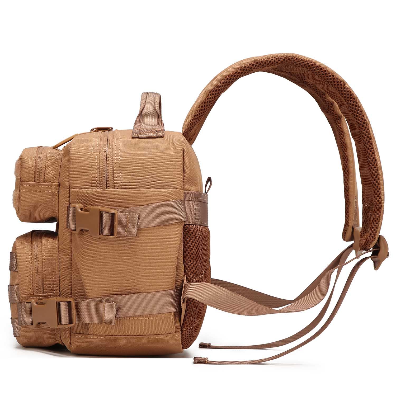 Mini Backpack 9L for Women & Men - Gym, Travel, Camping (Black) - Perfect for Hiking & Daily Use