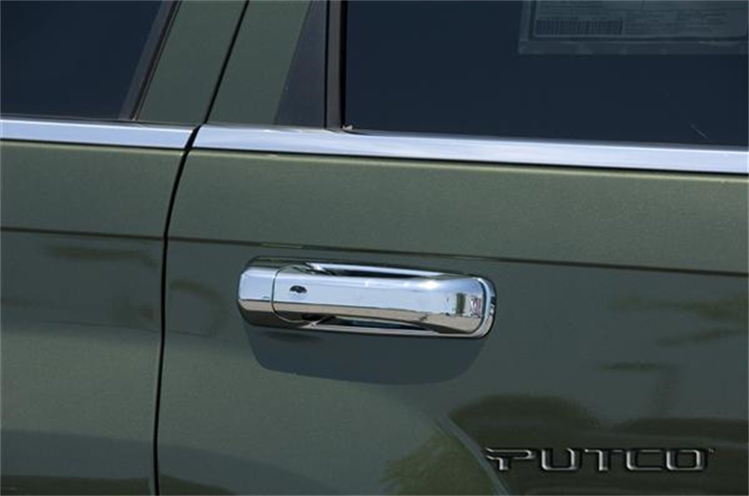 Putco 402019 Chrome Trim Door Handle Cover for Cars & Trucks - Upgrade Your Vehicle's Exterior Style & Protection