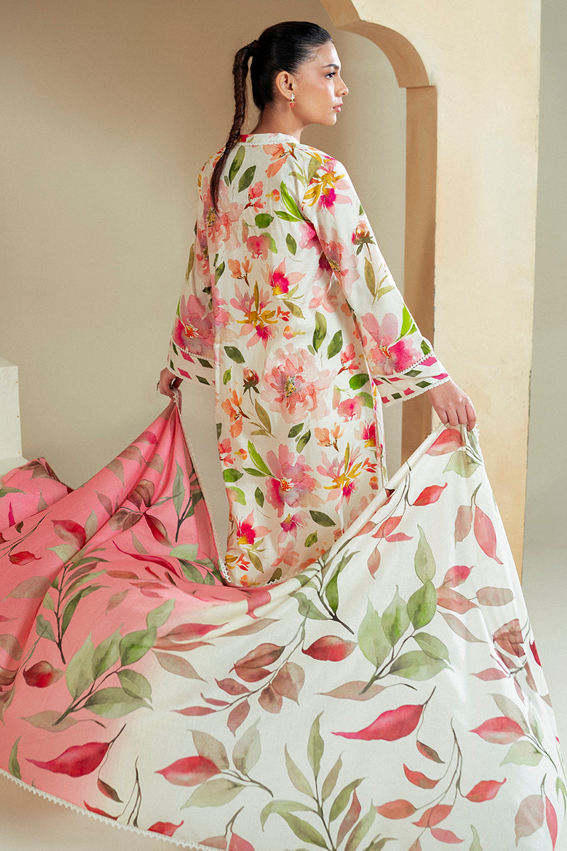 Hazel Willow 3-Piece Lawn Suit for Women - Floral Printed Summer Outfit - Perfect for Garden Parties, Weddings & Outdoor Events