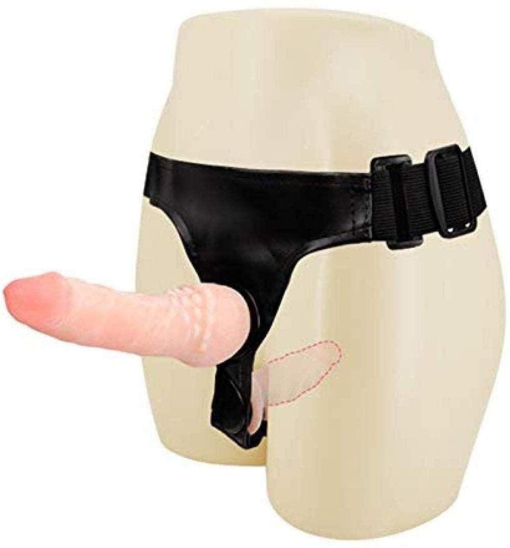 Double-Ended Strap-On Dildo with Vibrating Massager - Extra Large Size for Lesbian Couples & Solo Play - Perfect for Couples Bonding & Intimate Pleasure