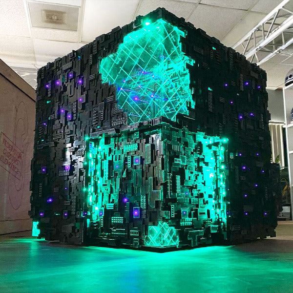 Star Trek: Picard Borg Cube ATX PC Case - Themed Gaming Computer Tower for Sci-Fi Fans | Perfect for Star Trek Collectors & PC Builders | Home Office & Gaming Setup