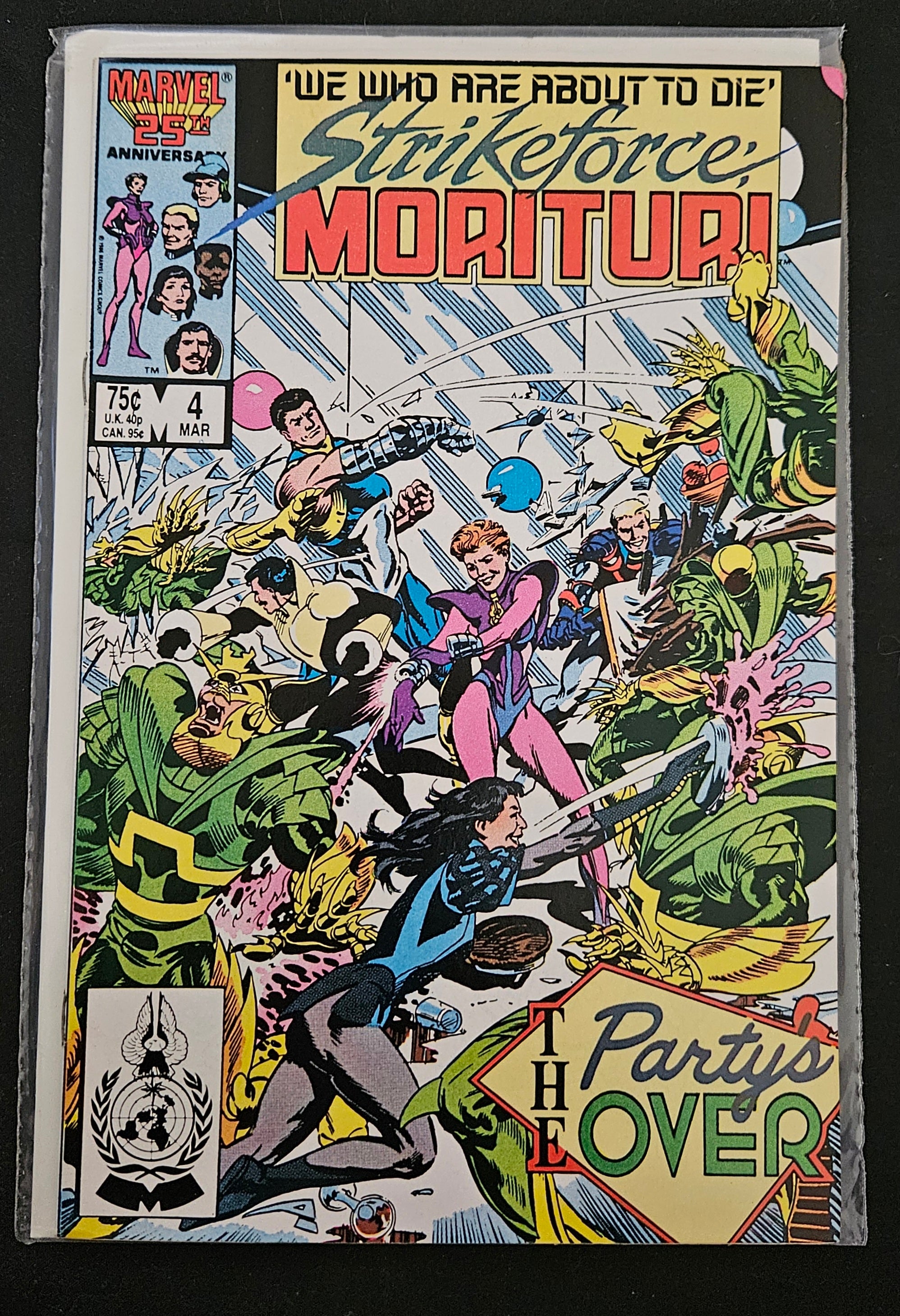 Strikeforce: Morituri #4: The Price of Power - 1986 Marvel Comic Book | Collectible Vintage Superhero Series | Perfect for Comic Collectors & Marvel Fans