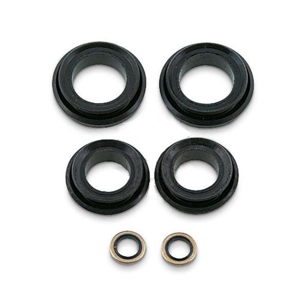 4 Piston Caliper Rebuild Kit - 19mm & 22mm Brake Repair Parts for Motorcycle, ATV, and Dirt Bike - Perfect for Brake Maintenance and Performance Upgrades