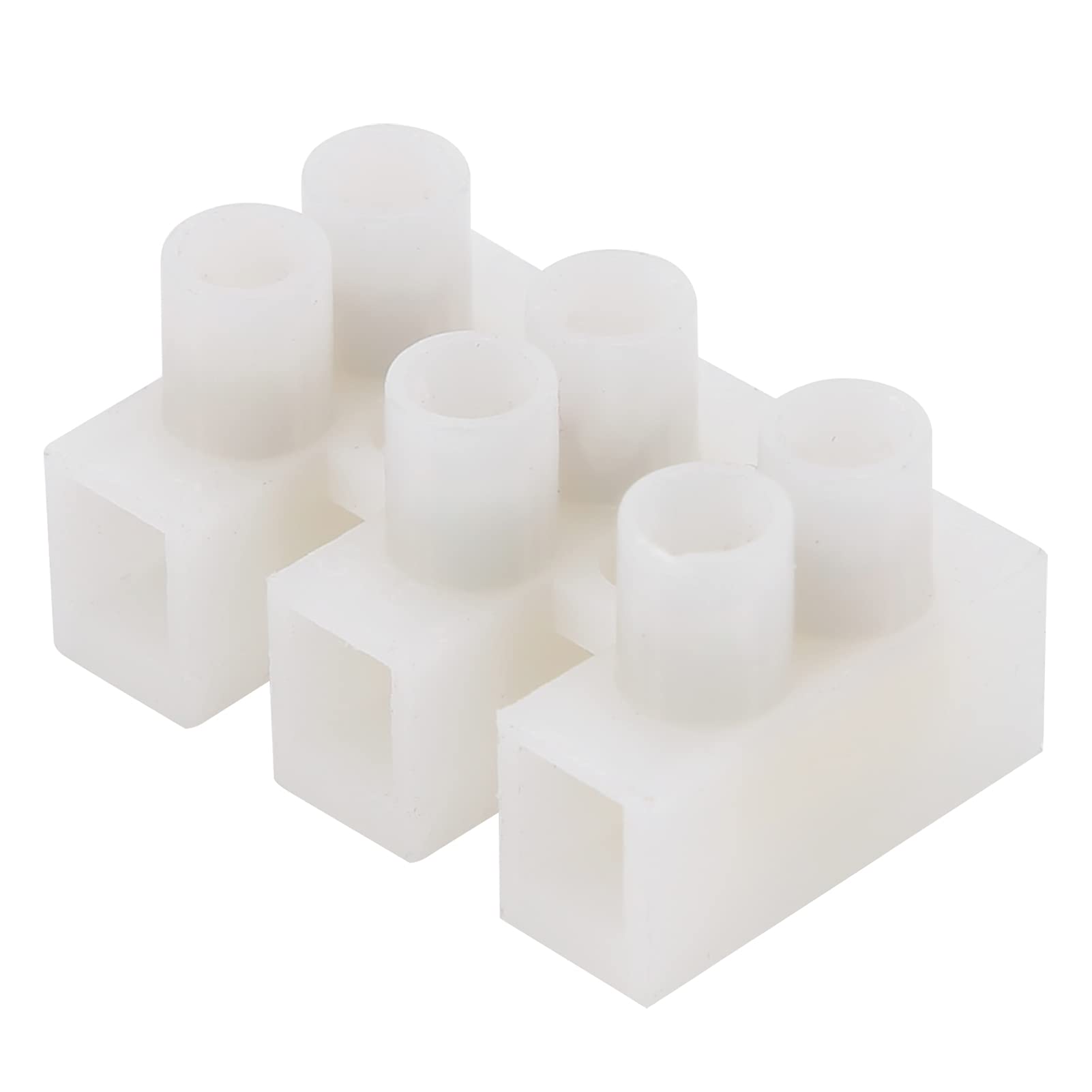 50Pcs Terminal Strip Block Wire Connector - 3 in 3 Out Industrial Electrical Connectors for Power Supplies, Wiring Projects & DIY Electrical Work - Perfect for Home Wiring, Automotive Repairs & Industrial Applications