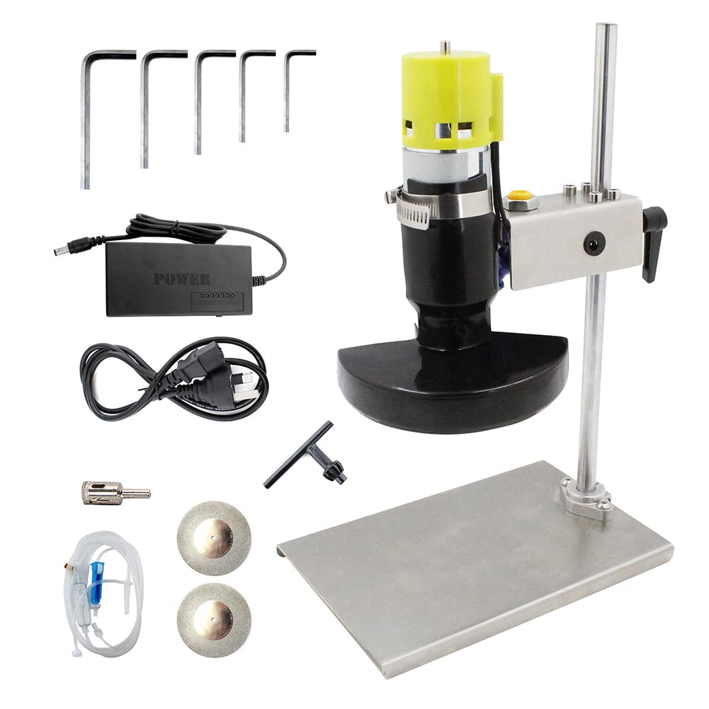 Electric Glass Bottle Cutter Tool - Adjustable 7-Speed DIY Craft Cutter for Round Bottles, Wine & Liquor Glass - Perfect for Home Decor, Flower Pots & DIY Craft Projects