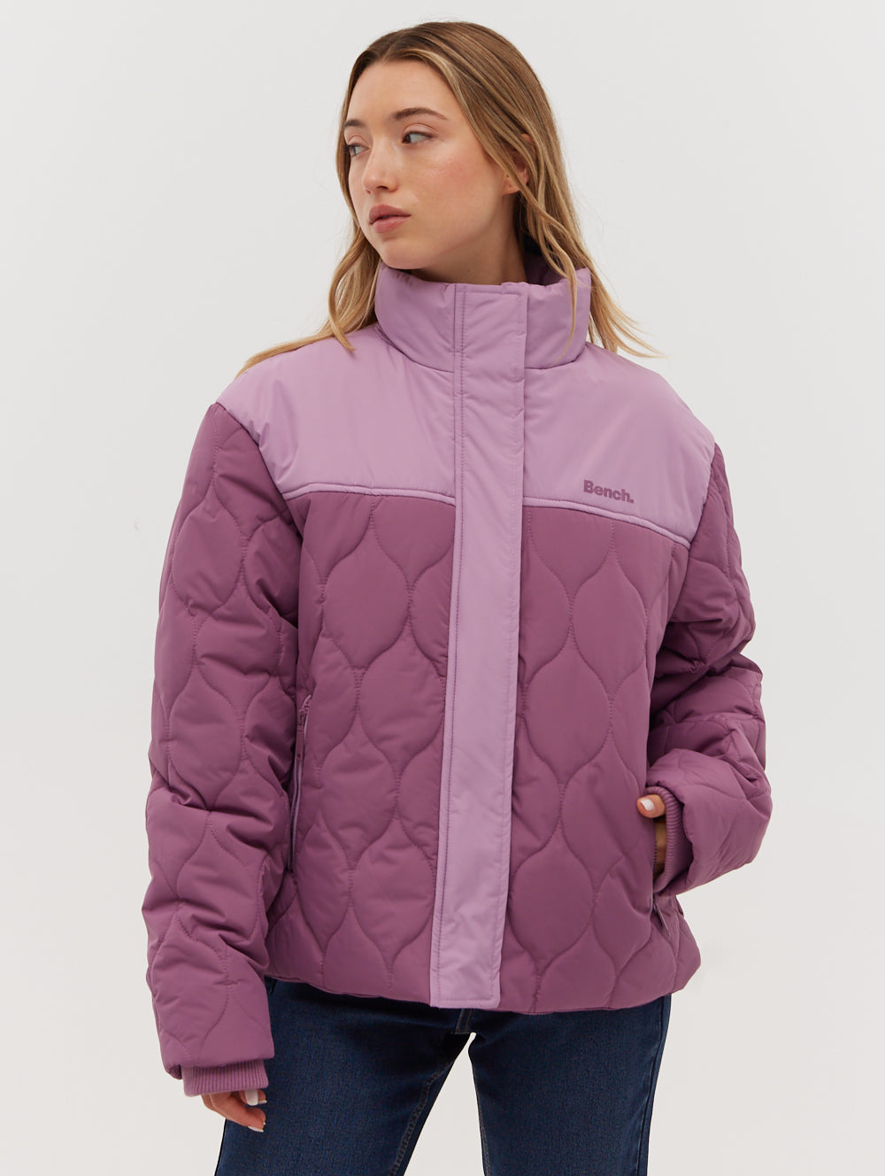 Jorgia Quilted Jacket for Women - Lightweight Puffer Coat with Stylish Diamond Stitch Design | Perfect for Fall, Winter & Outdoor Activities
