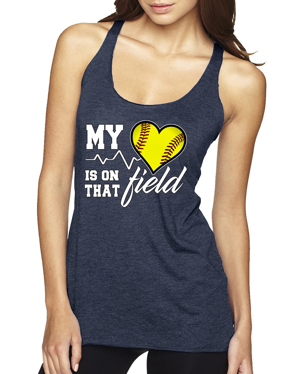 Comfortable Tri-Blend Racerback Tank Top for Tennis & Sports - Breathable Workout Shirt for Women - Perfect for Tennis Matches, Gym Sessions & Active Lifestyle
