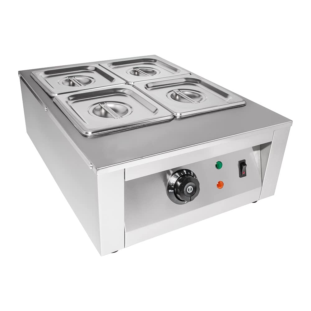 ALDKitchen Electric Chocolate Melting Pot - 4 Tanks Professional Candy & Fondue Warmer (110V) - Perfect for Baking, Dessert Making & Party Treats
