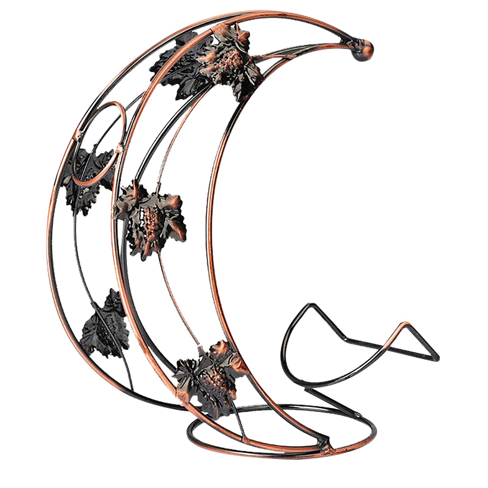 8#TW Tieyi European Style Wine Rack - Creative Metal Wine Shelf for Home, Bar, Restaurant & Wine Cellar Storage