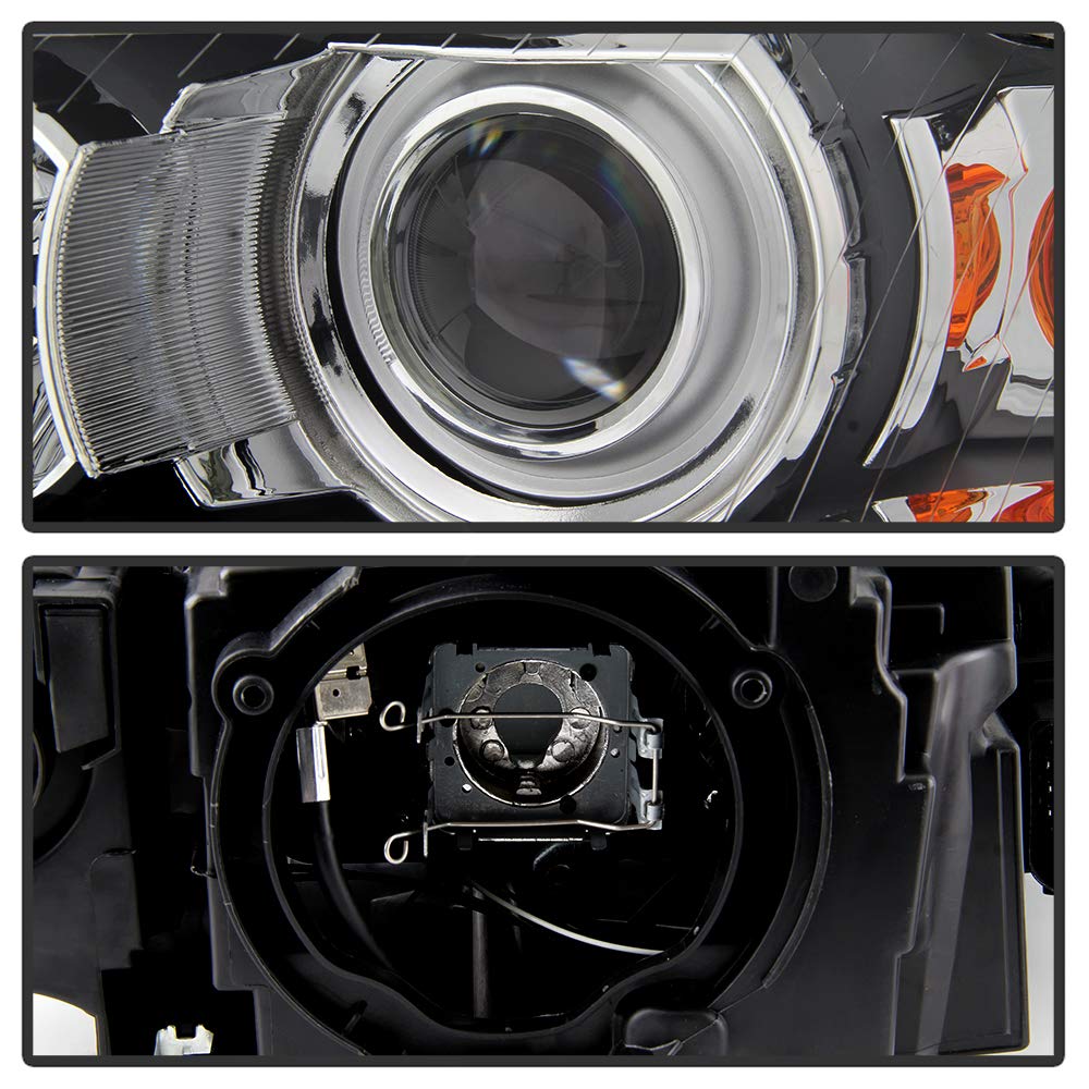 ACANII Replacement HID/Xenon Headlight Assembly for 2006-2008 Audi A4 S4 (Driver Side, Non-Curve Lighting) - Durable Aftermarket Headlamp for Night Driving & Foggy Conditions