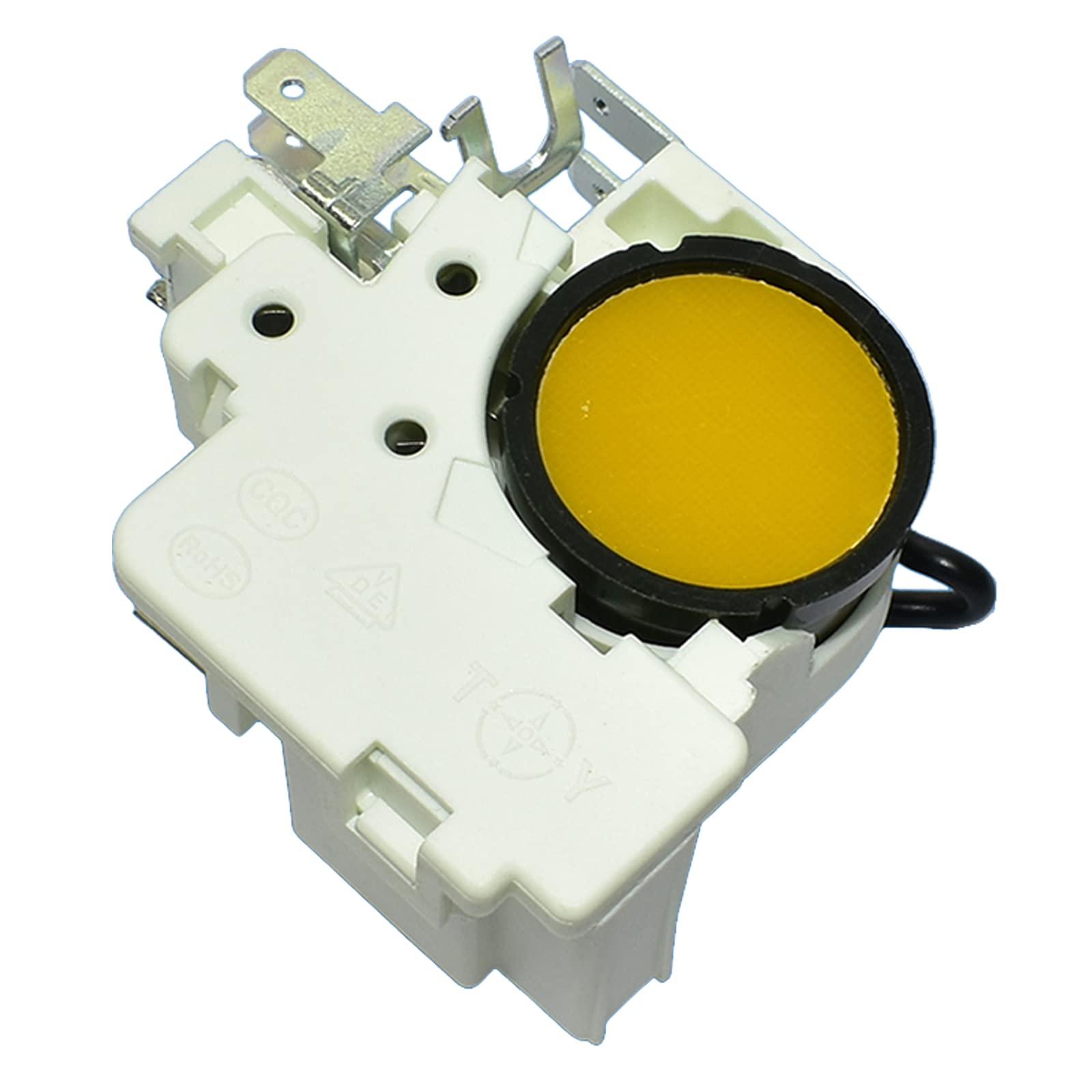 QP3-15/C PTC Starter Relay for Refrigerator Freezer Compressor - Overload Protector Replacement Part - Ideal for Whirlpool, GE, Frigidaire & More Appliances - Perfect for Home Kitchen & Commercial Refrigeration Use