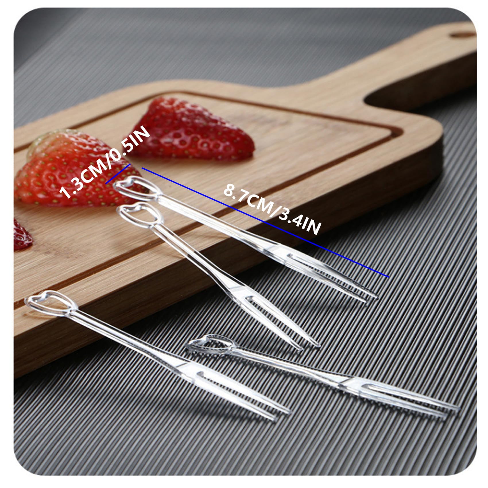 1000PCS Disposable Black Plastic Forks - Mini Cocktail & Dessert Forks for Fruits, Cheese, Cakes, Snacks - Perfect for Parties, Picnics, Catering & Tastings