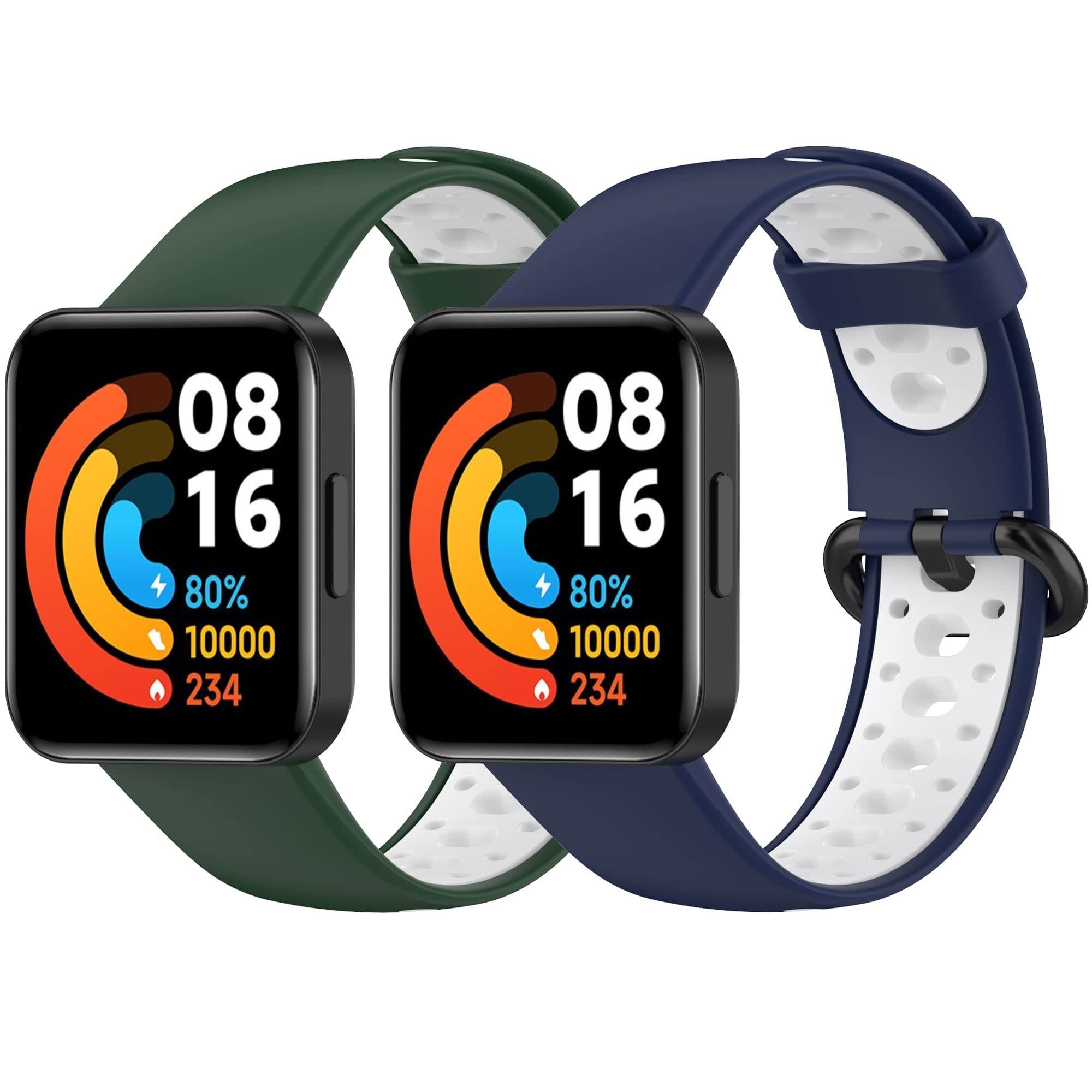 Silicone Band for Xiaomi Mi Watch 2 Lite & Redmi Watch 2 - Sport Strap for Men & Women | Gym & Daily Use