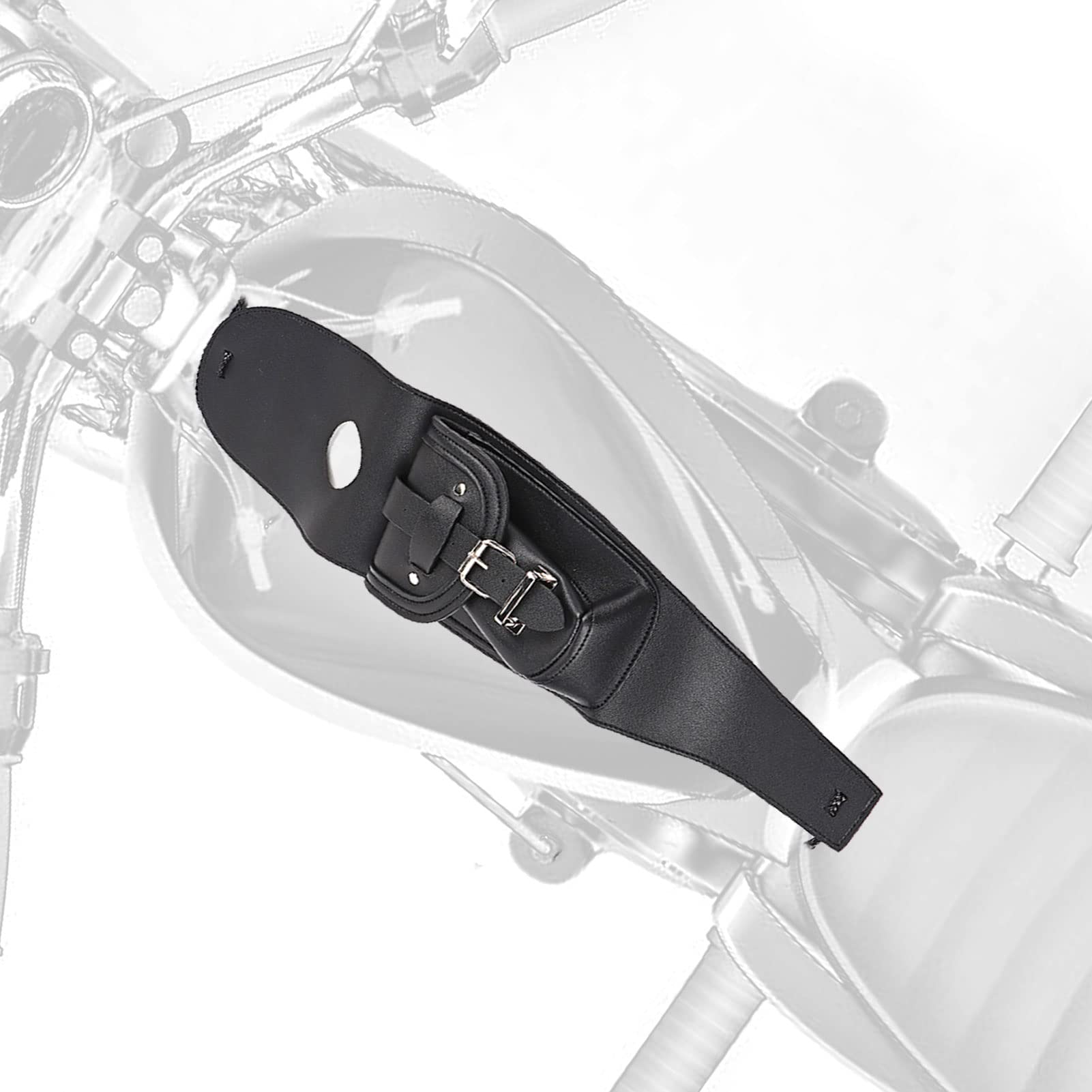 Universal Waterproof Motorcycle Tank Bag - Durable PU Leather for Riding & Travel