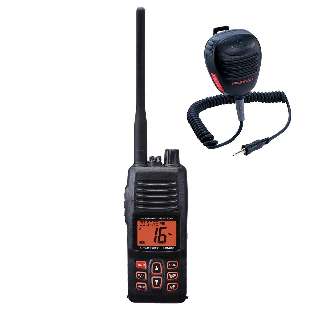 Intrinsically Safe VHF Handheld Radio HX400IS with CMP460 Noise Cancelling Microphone - Explosion Proof Two Way Radio for Oil Rig, Mining & Hazardous Work Environments