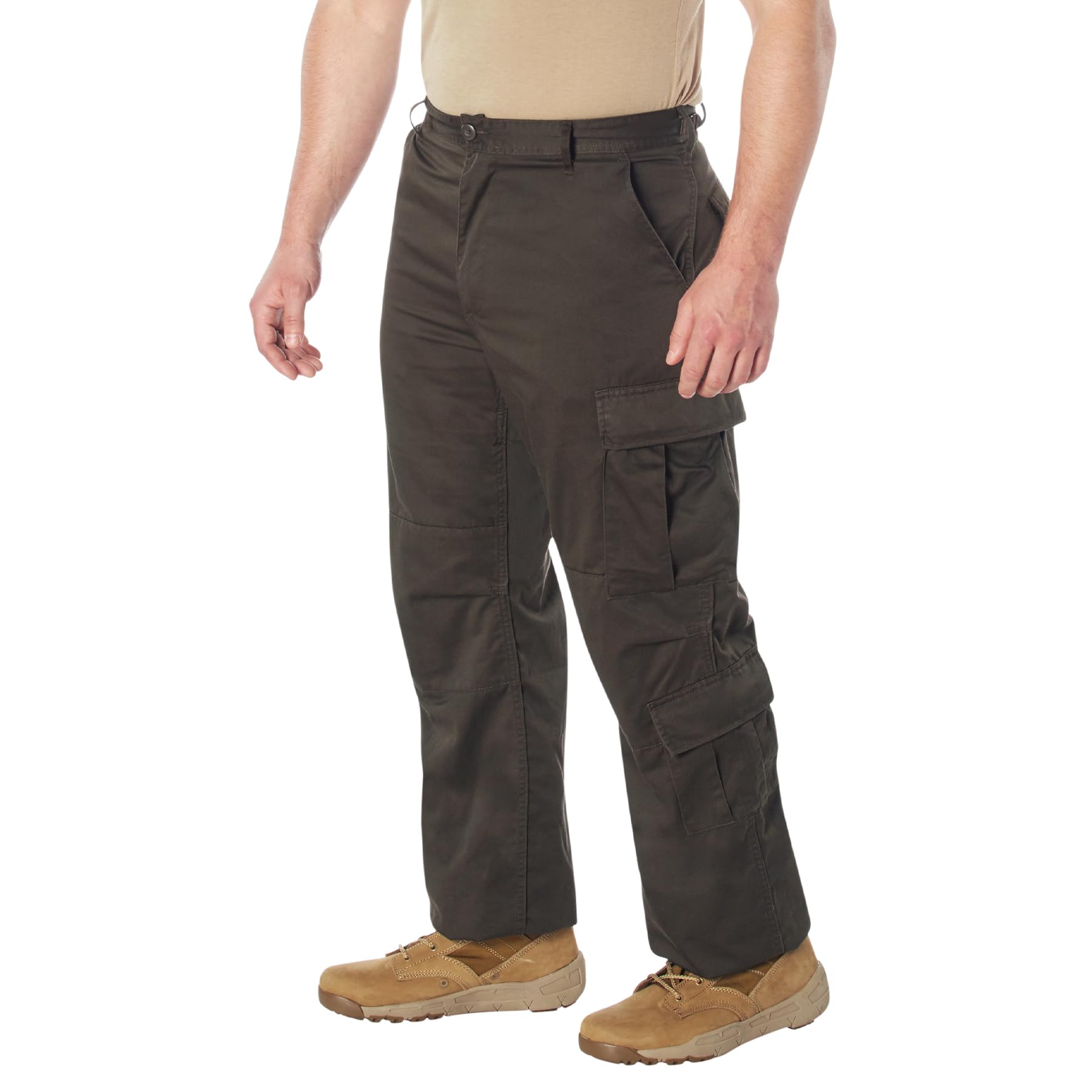 Rothco Vintage Paratrooper Fatigue Pants - Military Cargo Pants with Camouflage Pattern for Outdoor Hiking, Airsoft & Tactical Adventures
