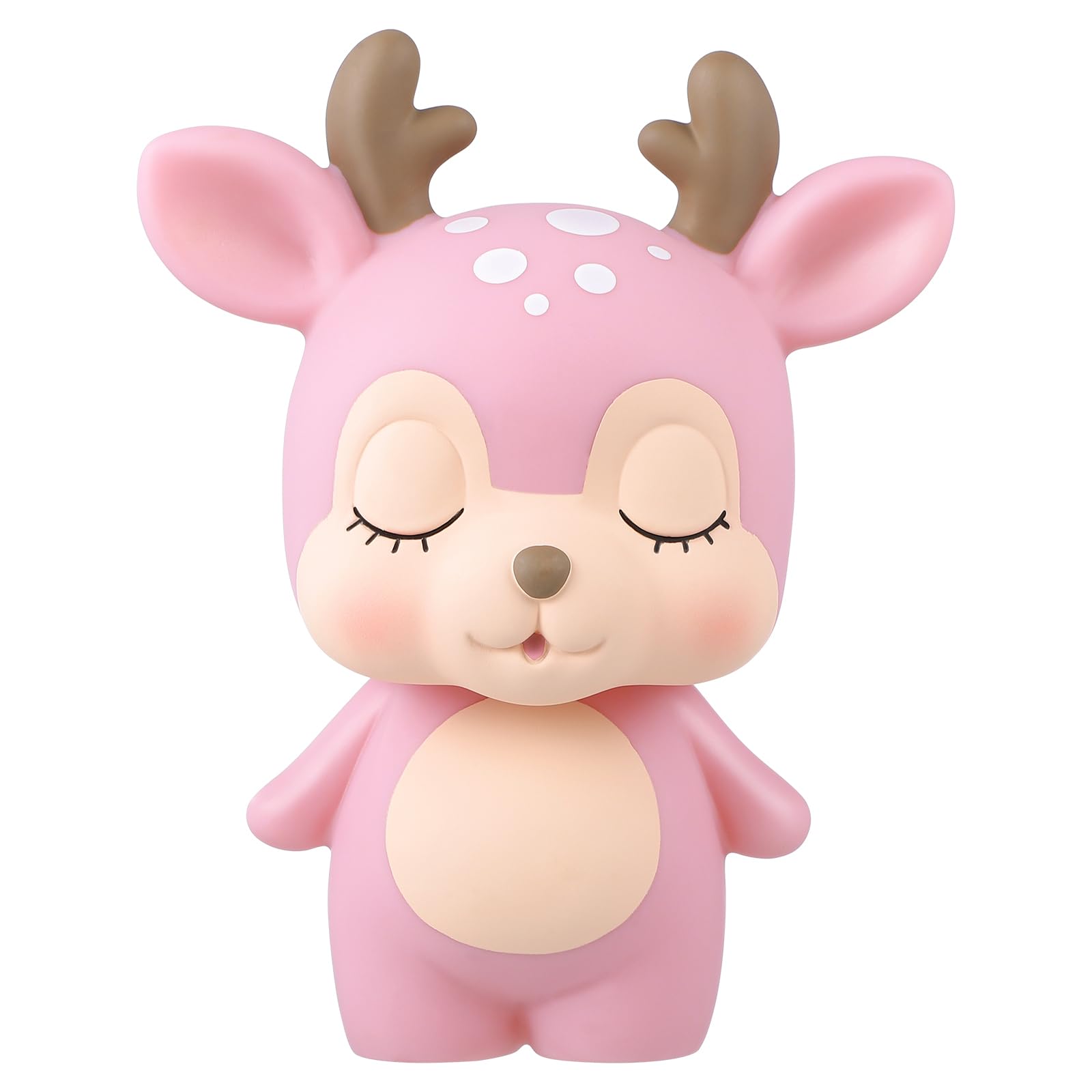 STOBOK Deer-Shaped Money Box for Kids - Fun Savings Bank for Boys & Girls - Perfect for Coins, Bills & Candy Storage - Ideal for Birthday Gifts & Financial Education