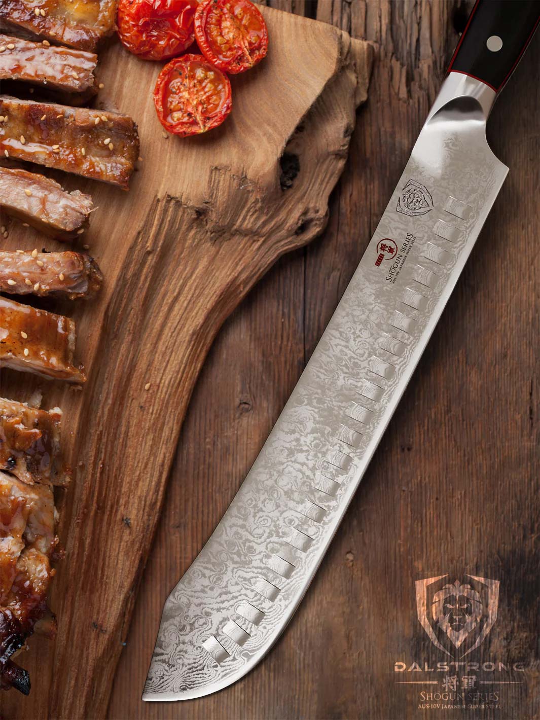 Dalstrong Shogun Series ELITE 10-Inch Bull Nose Butcher Knife - Professional Grade Japanese Steel - Perfect for Meat Processing, Butchering & Heavy-Duty Kitchen Tasks