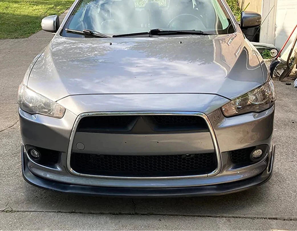 CS Style Front Lip for 2009-2015 Mitsubishi Lancer Ralliart & 2012-2015 Lancer GT/GTS - Aggressive Aero Upgrade for Street Racing & Car Shows