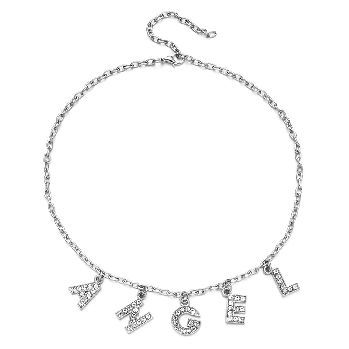 Butterfly Charm Necklace - Crystal Honey Baby Angel Figaro Chain Pendant for Women & Girls | Elegant Dainty Choker Jewelry for Everyday Wear, Gifts & Special Occasions
