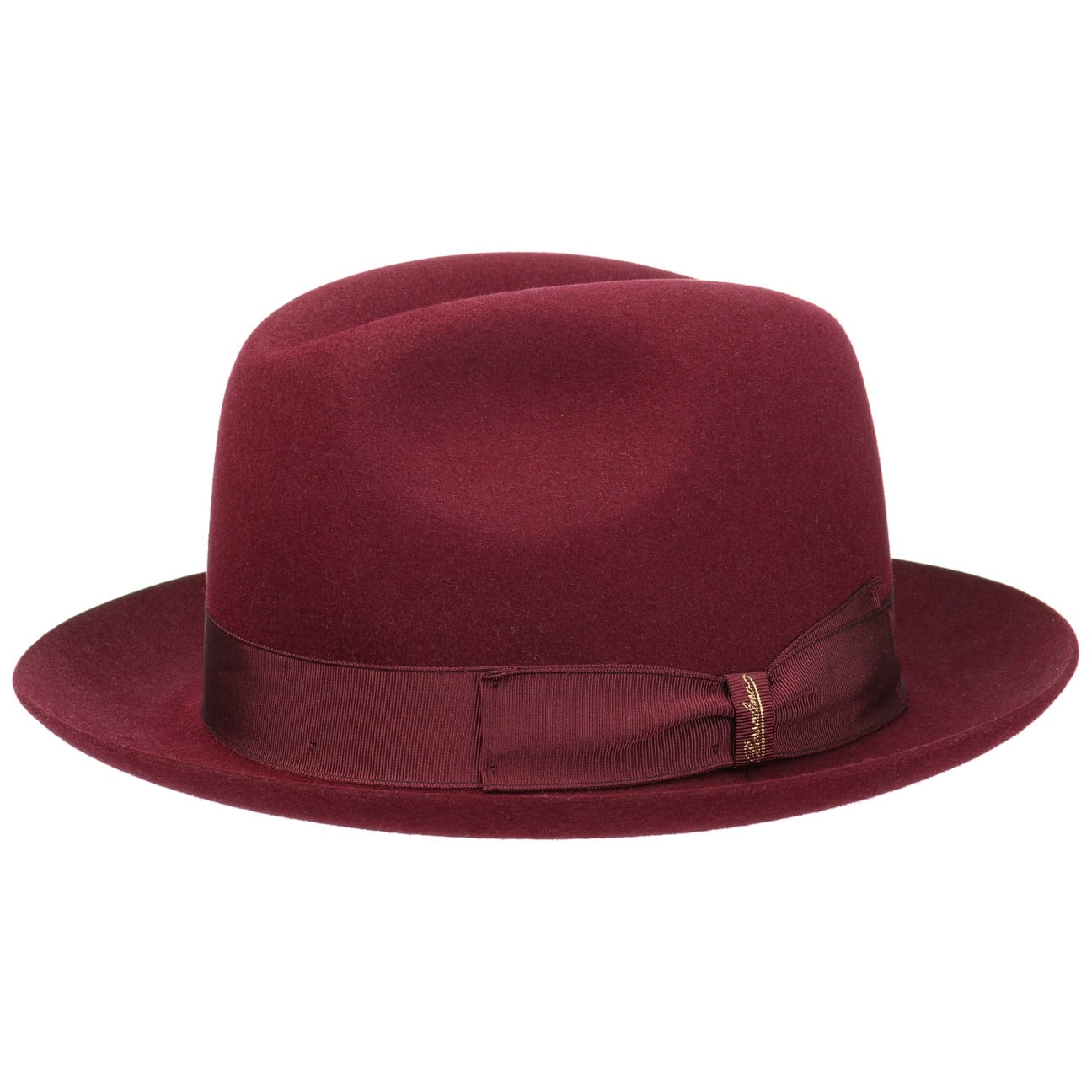 Borsalino Georgio Fur Felt Hat for Men - Classic Winter Fedora with Wide Brim - Perfect for Outdoor Events, Weddings & Cold Weather Fashion