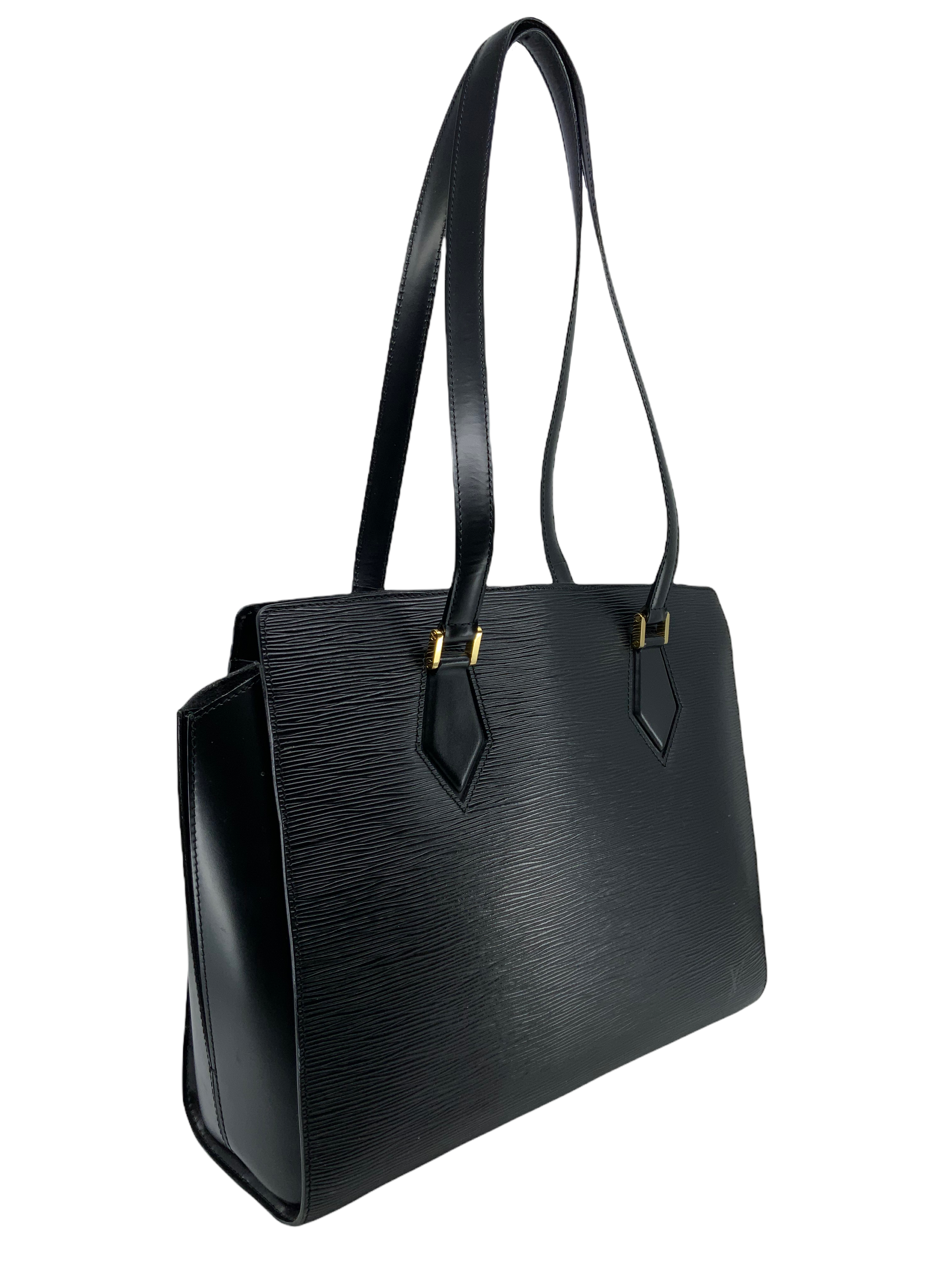 Authentic Louis Vuitton Epi Leather Duplex Crossbody Bag for Women - Luxury Designer Handbag Perfect for Work, Travel & Evening Events