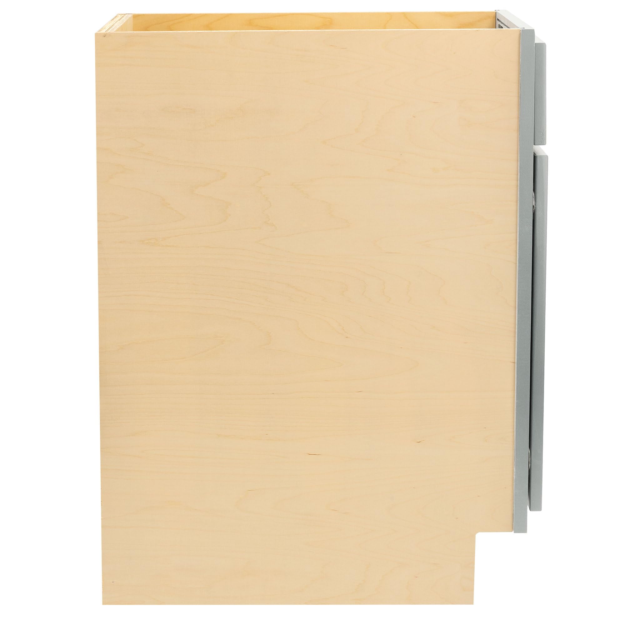 Quicklock RTA Ready-to-Assemble Shaker Style Base Kitchen Cabinets - Magnetic Gray (12