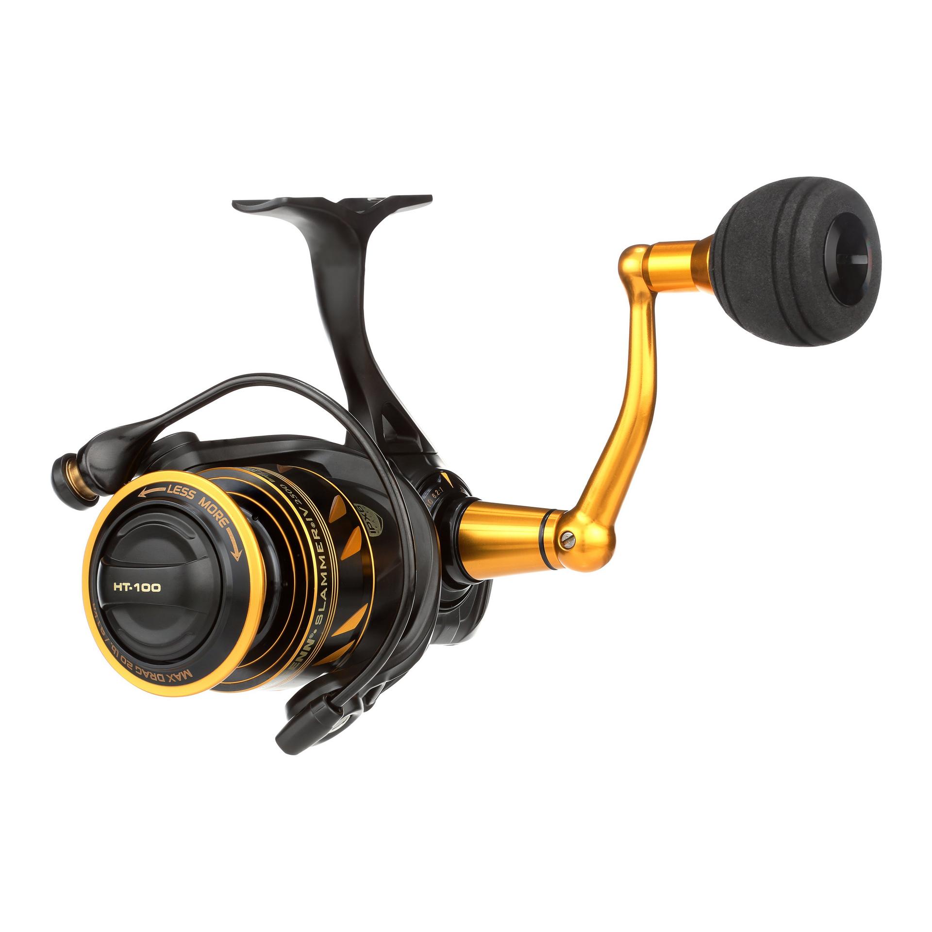 Slammer® IV Bailess Spinning Reel - Saltwater Fishing Reel for Surf, Pier & Offshore Angling | Smooth Drag System | Corrosion-Resistant Design
