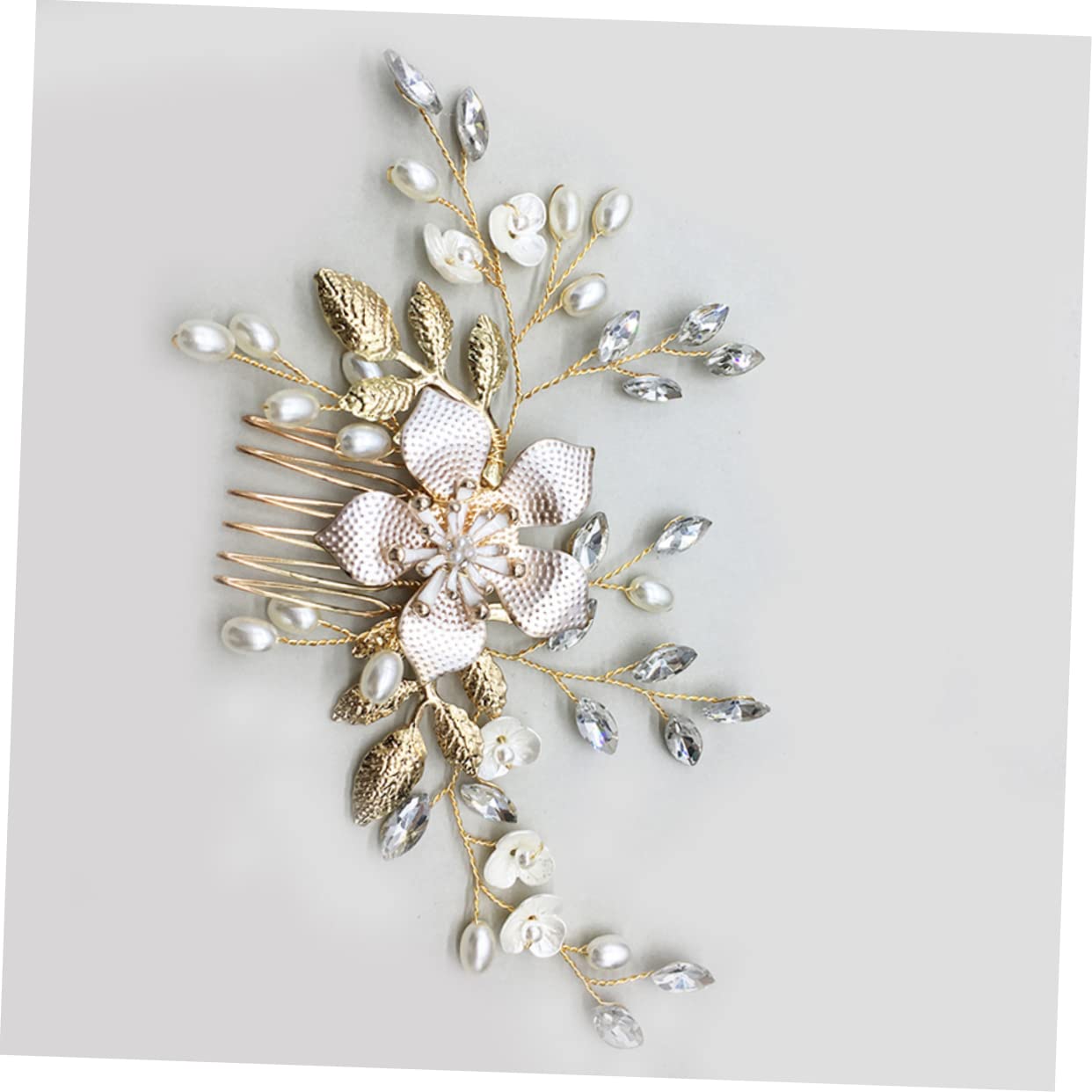 LALAFINA Elegant Pearl Wedding Hair Comb – Bridal Hair Accessories for Bride, Special Occasions | Perfect for Weddings, Prom, Formal Events & Photo Shoots