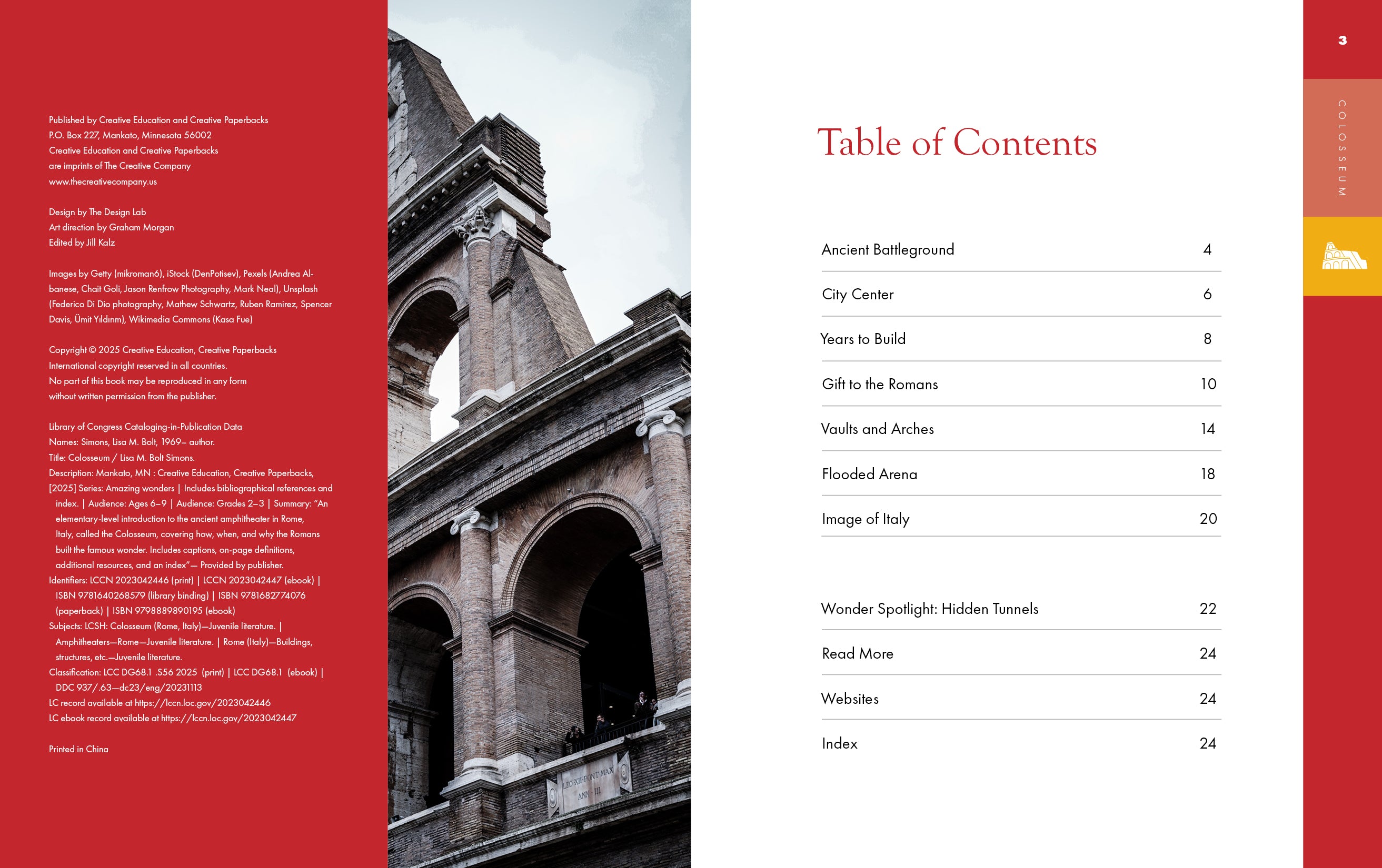 Colosseum: Ancient Rome's Iconic Landmark - 9781640268579 | History Book for Travel Enthusiasts & Students