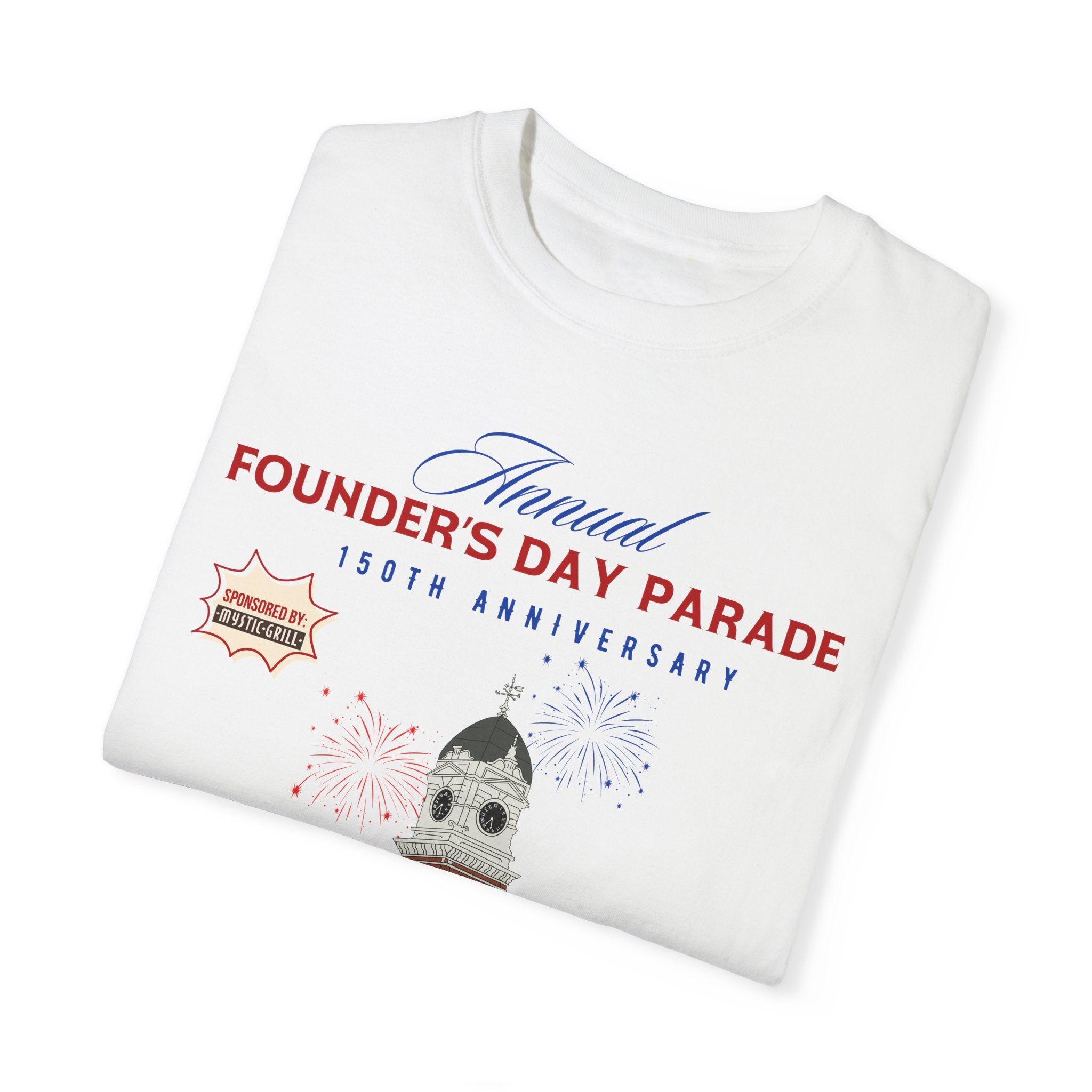 Founder's Day Parade T-Shirt - Comfortable Cotton Tee for Patriotic Celebrations & Community Events