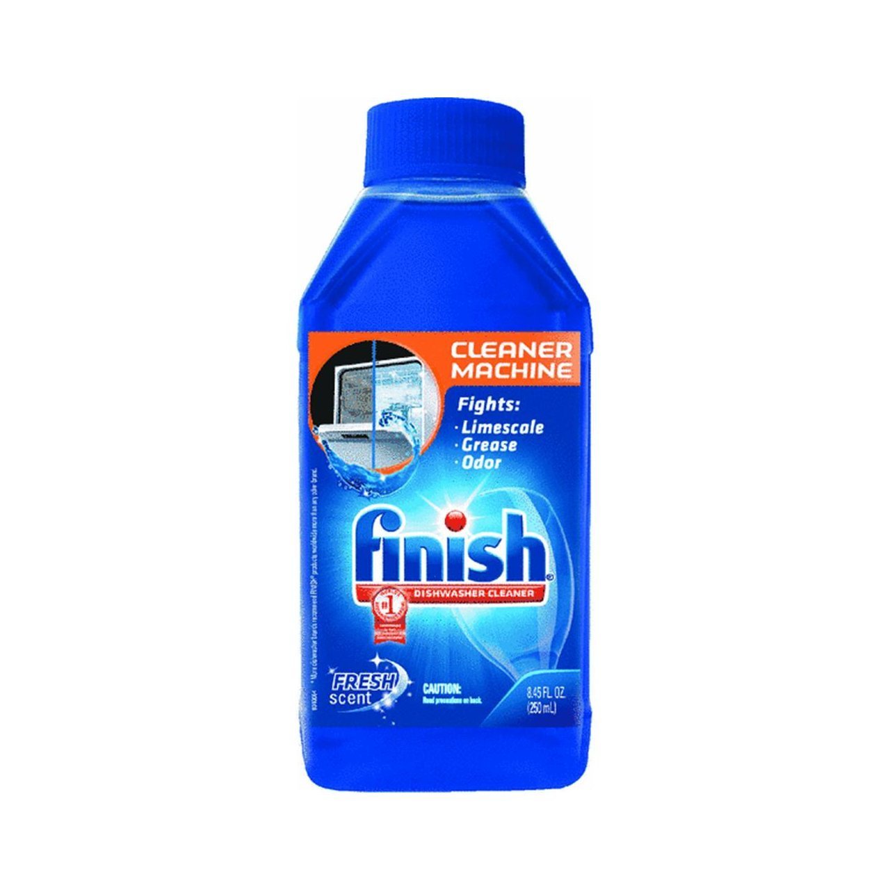 Finish Dishwasher Cleaner Liquid - 8.45 oz (250 ml) - Deep Clean & Deodorize Your Dishwasher | Perfect for Monthly Maintenance & Hard Water Stain Removal