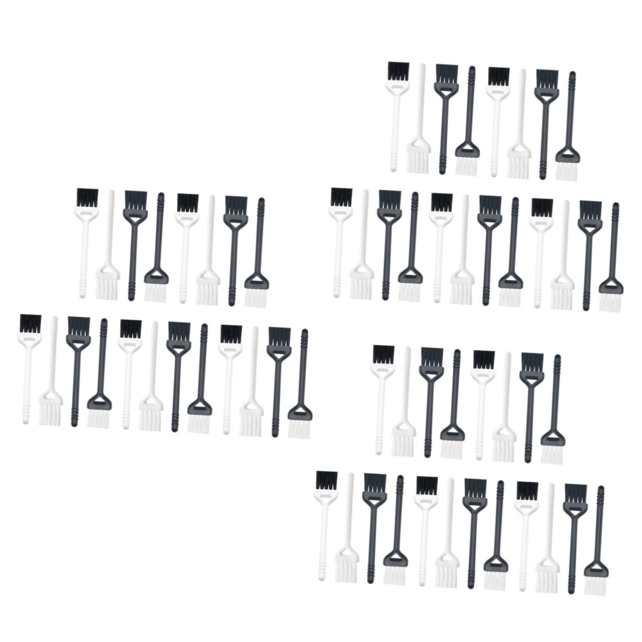 60 Pcs Cleaning Brush Kit for Razors, Screwdrivers, Dryers & Coffee Grinders - Electric Shaver, Beard Trimmer & Mustache Grooming Accessories - Perfect for Home, Salon & Travel Use