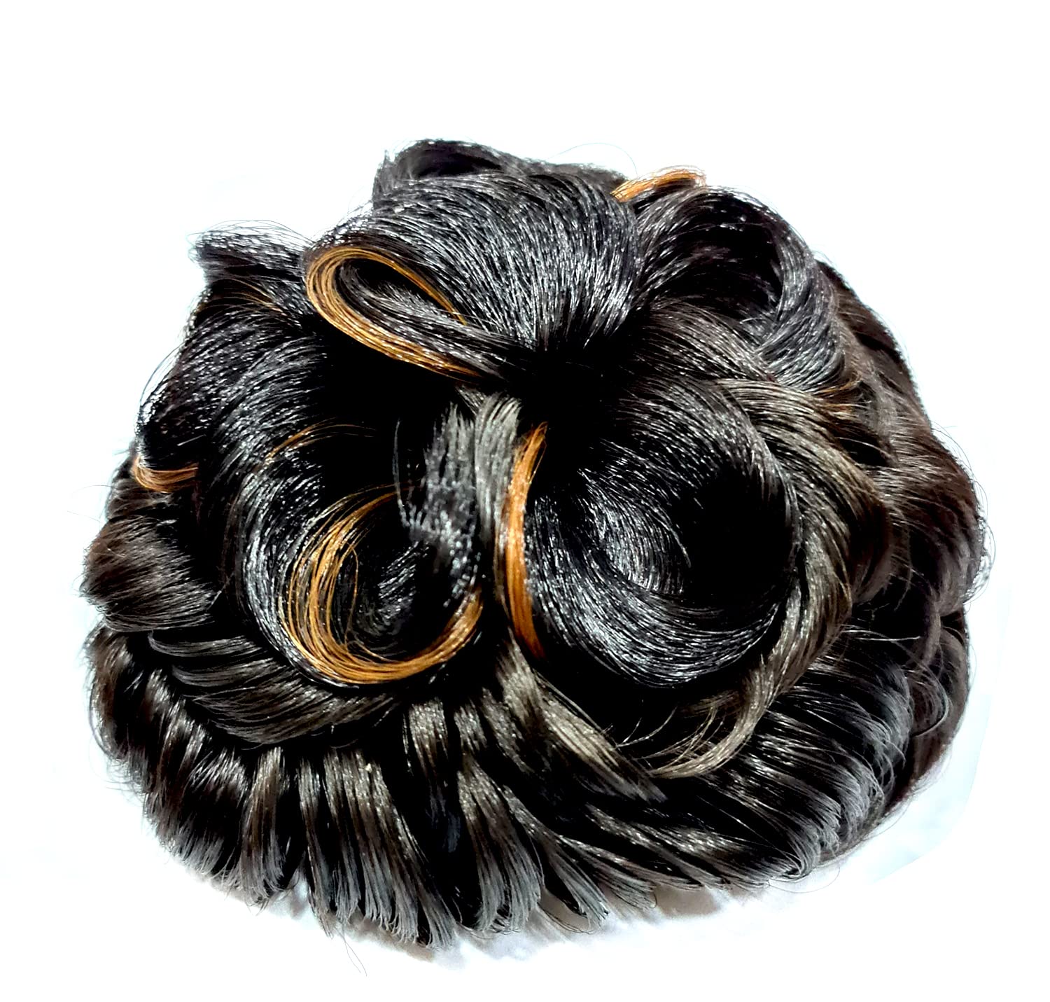Foreign Holics Bun Maker Hair Accessories - Black Hair Scrunches & Bun Extensions for Women | Perfect for Workouts, Yoga & Everyday Hairstyles