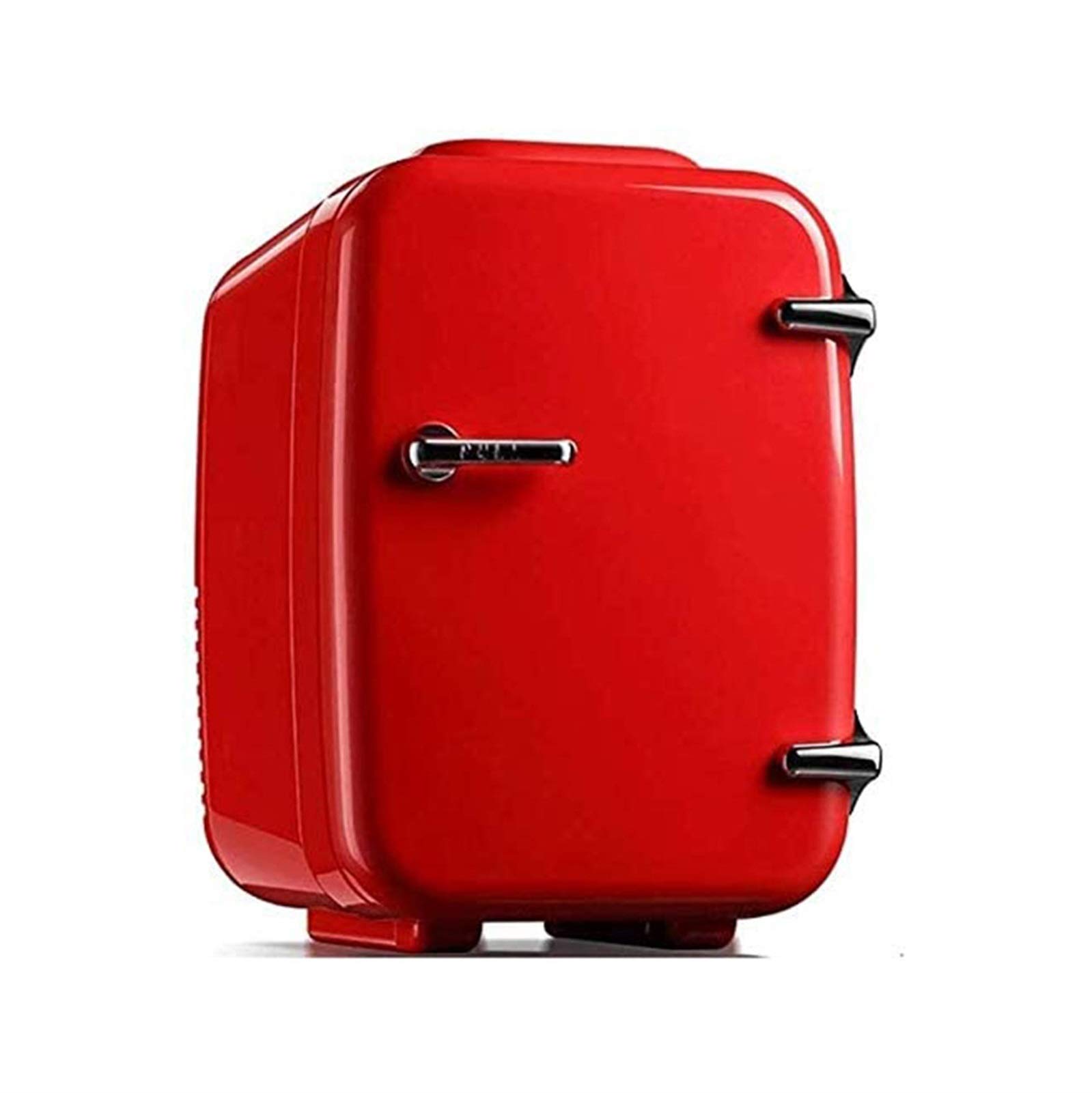 Zinhsq Mini Fridge - 4L/6 Can Portable Cooler & Warmer for Skincare, Cosmetics, Food | Compact Personal Refrigerator for Bedroom, Office, Car, Dorm | Perfect for Travel, Road Trips & Small Spaces