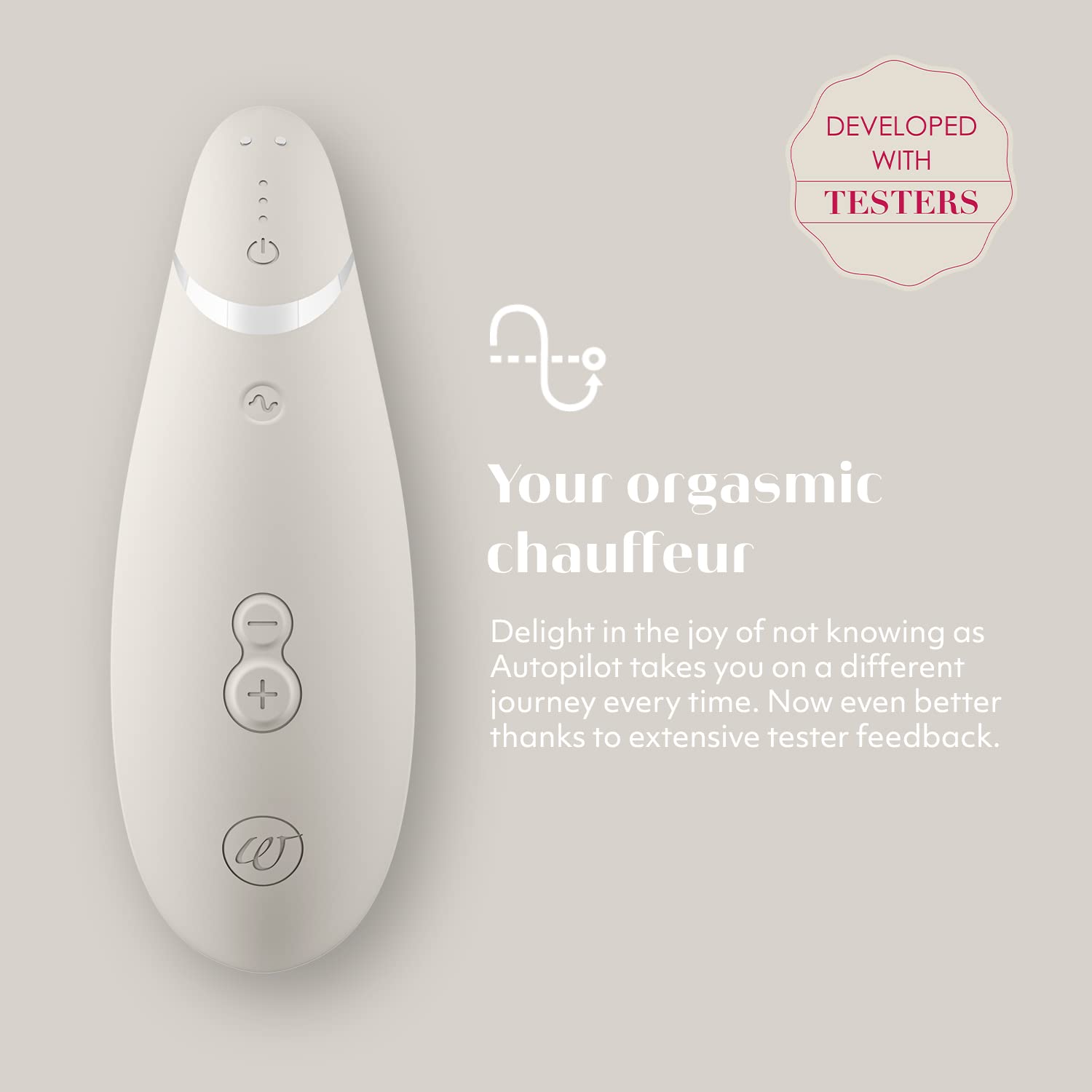 Premium Womanizer Premium 2 Clitoral Stimulator - 14 Suction Speeds Waterproof Vibrator for Women | Adult Sex Toy & Clit Sucker | Gray | Perfect for Solo Play, Couples & Sensual Massage
