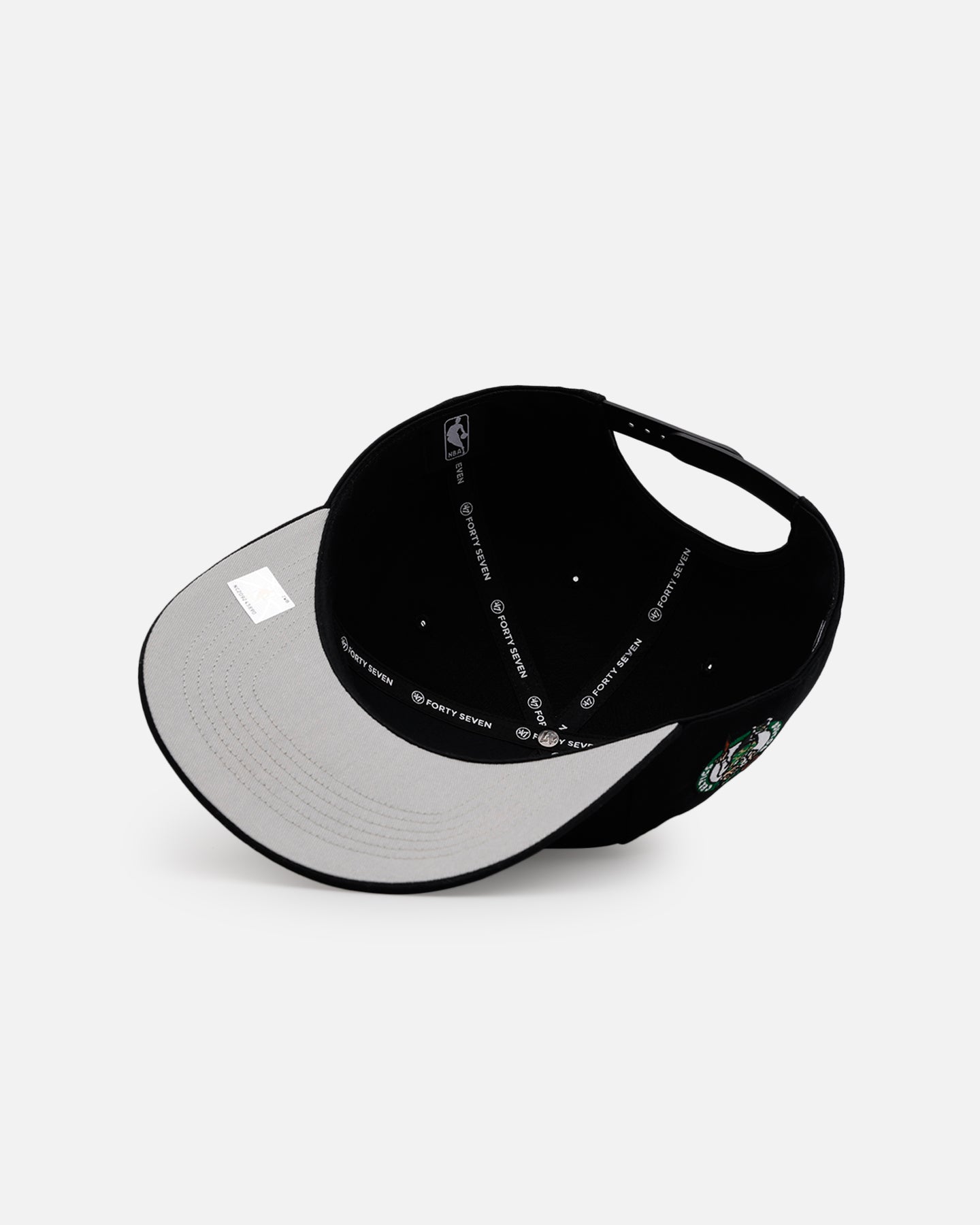 47 Brand Boston Celtics 'Black Dome Script' 47 Hitch Snapback Hat - Official NBA Adjustable Baseball Cap for Men & Women - Perfect for Basketball Games, Streetwear Fashion & Sports Fans