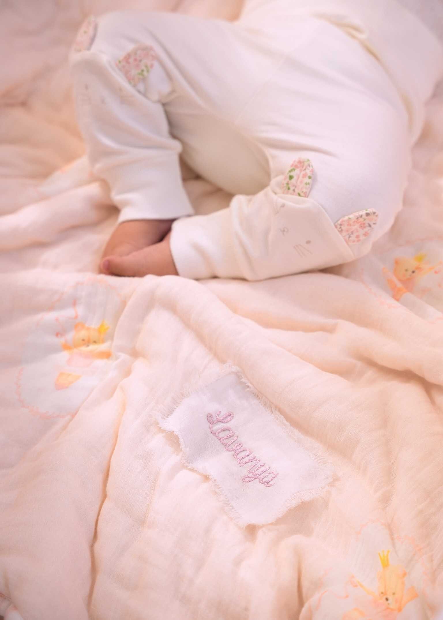 Prima Ballerina Bear Complete Cot Bedding Set with Bumper - Soft Nursery Crib Bedding for Baby Girls | Perfect for Nurseries, Baby Showers & Newborn Gifts